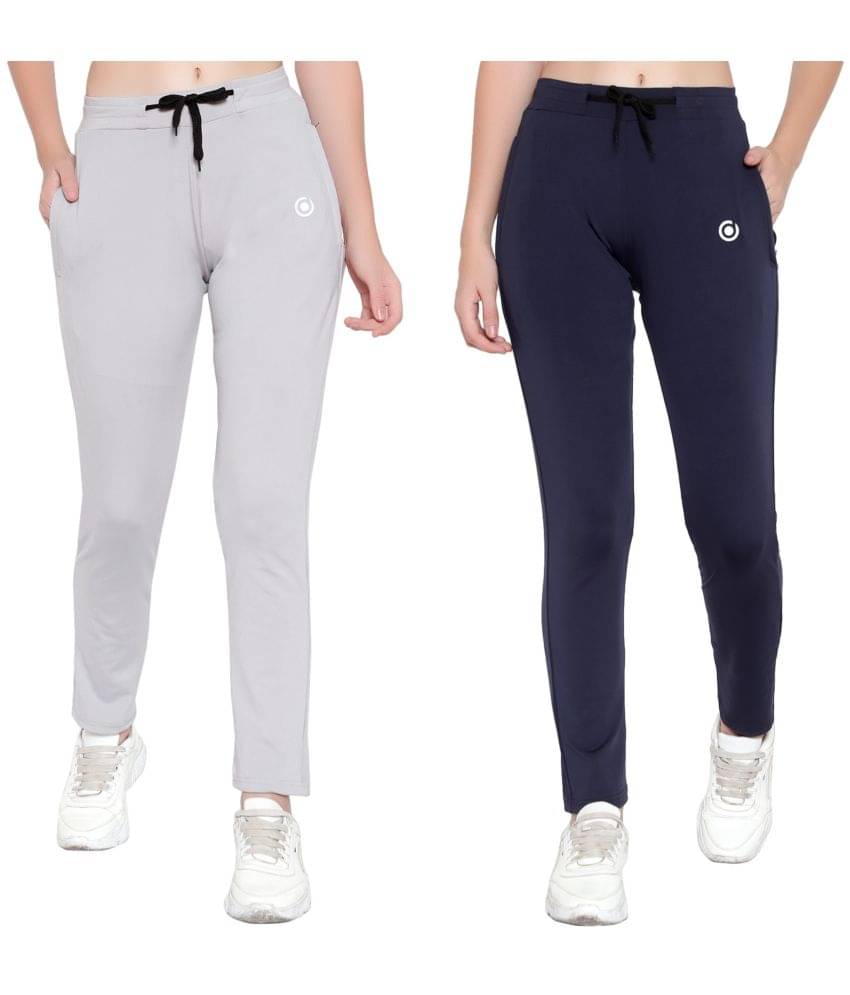 Diaz - Multi Color Polyester Women's Cycling Trackpants ( Pack of 2 ) Diaz - Multi Color Polyester Women's Cycling Trackpants ( Pack of 2 )