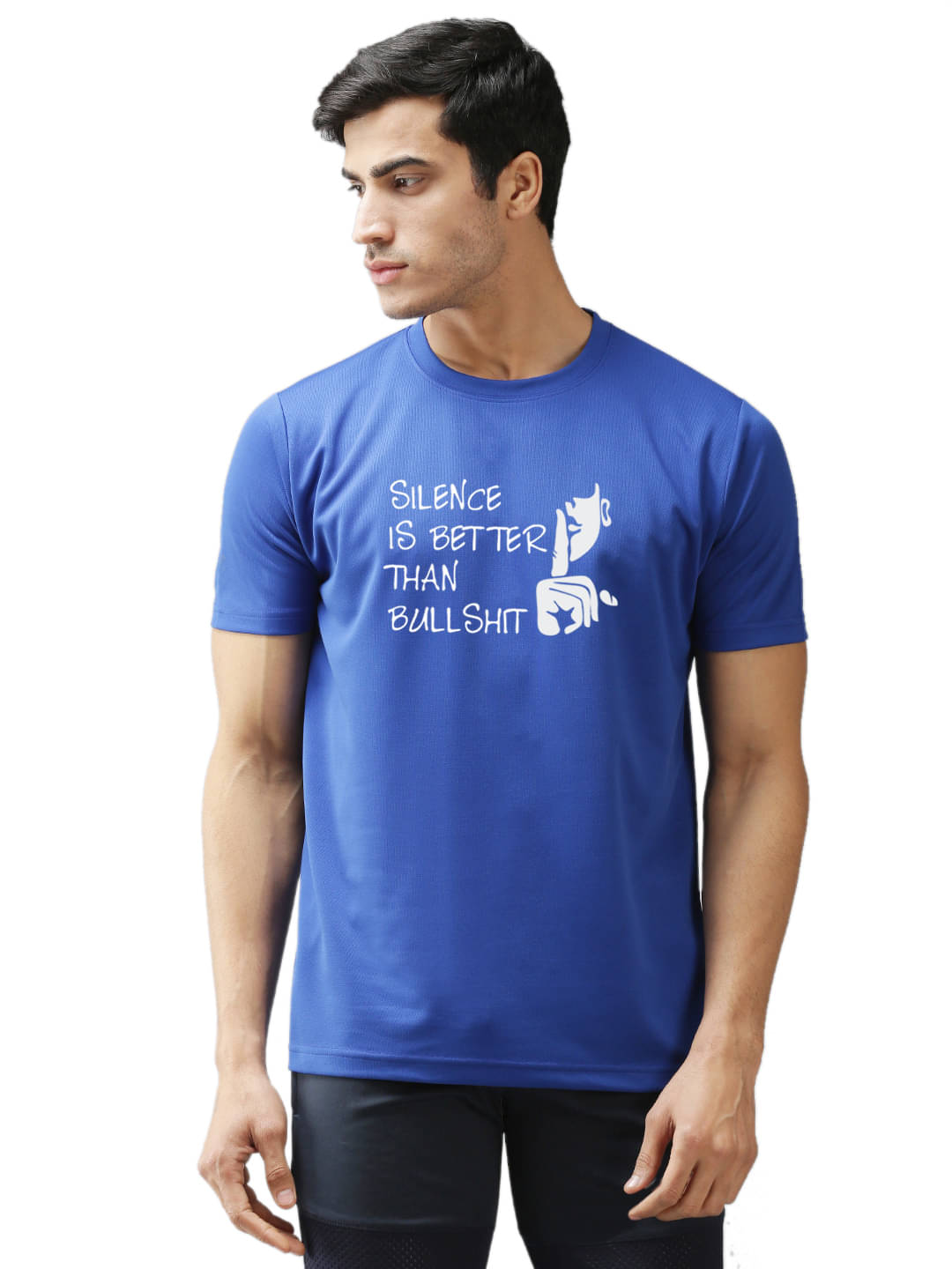     			EPPE Pack of 1 Polyester Regular Fit Men's T-Shirt ( Blue )