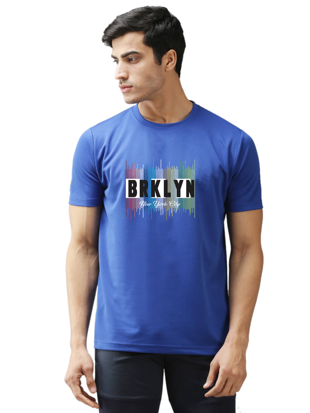 EPPE Pack of 1 Polyester Regular Fit Men's T-Shirt ( Blue ) EPPE Pack of 1 Polyester Regular Fit Men's T-Shirt ( Blue )
