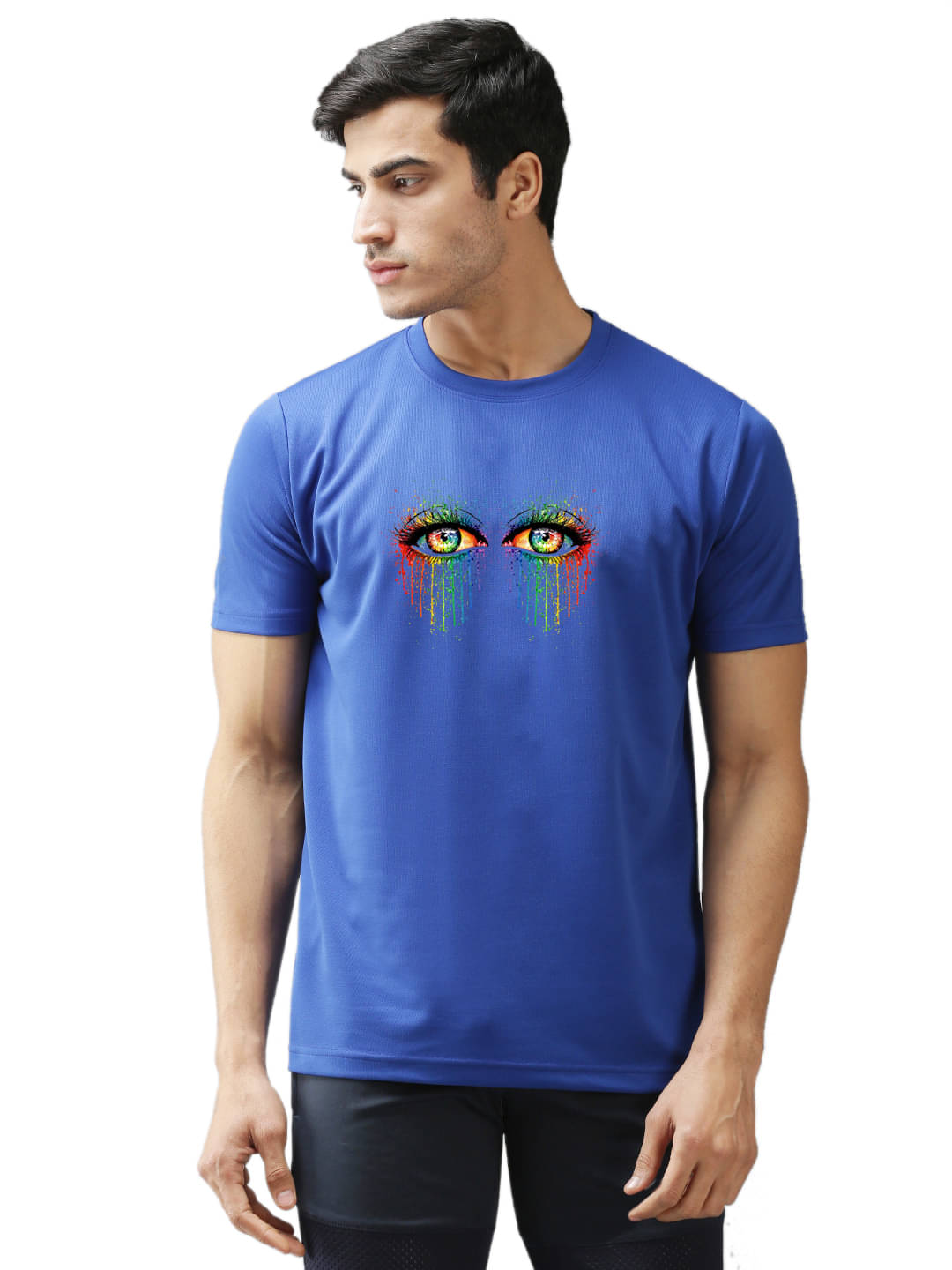 EPPE Pack of 1 Polyester Regular Fit Men's T-Shirt ( Blue ) EPPE Pack of 1 Polyester Regular Fit Men's T-Shirt ( Blue )