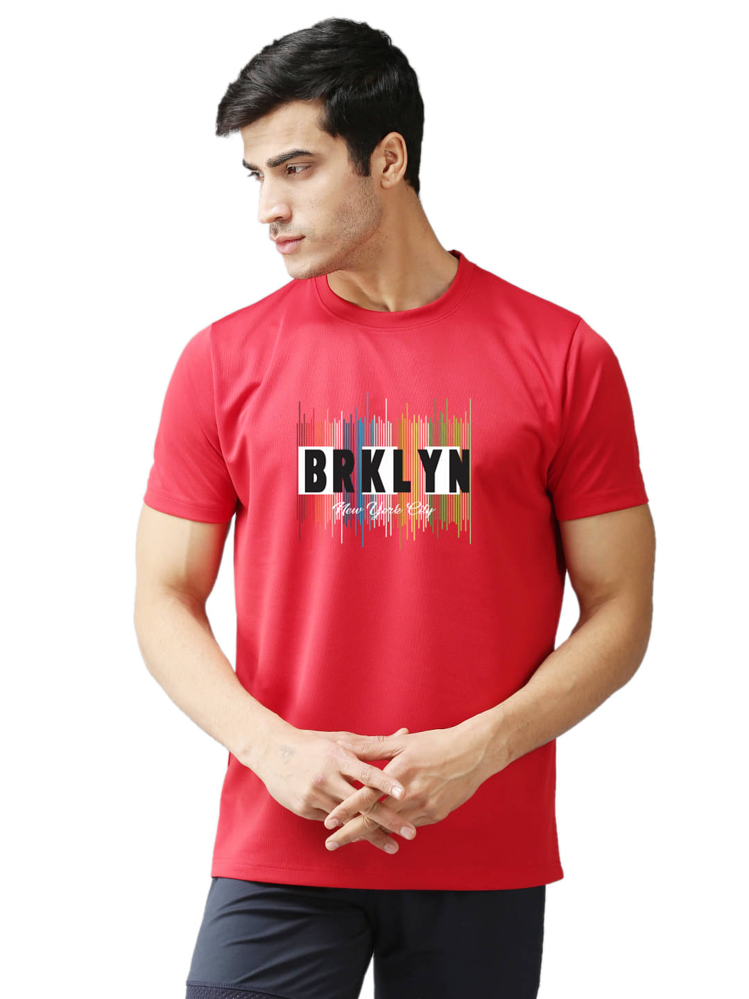 EPPE Pack of 1 Polyester Regular Fit Men's T-Shirt ( Red ) EPPE Pack of 1 Polyester Regular Fit Men's T-Shirt ( Red )