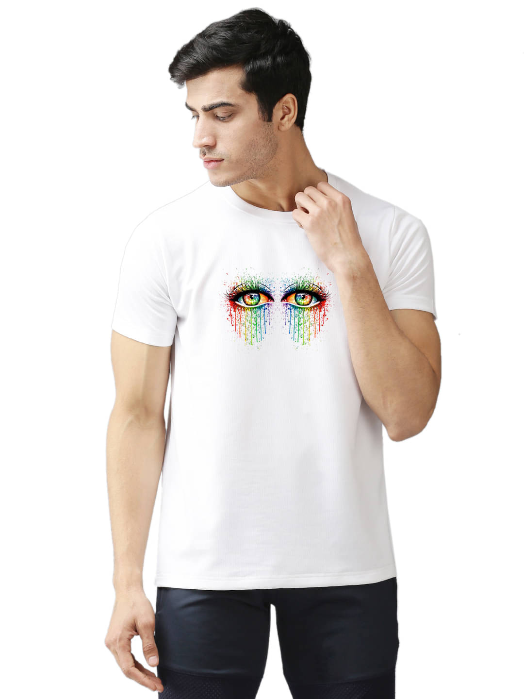     			EPPE Pack of 1 Polyester Regular Fit Men's T-Shirt ( White )