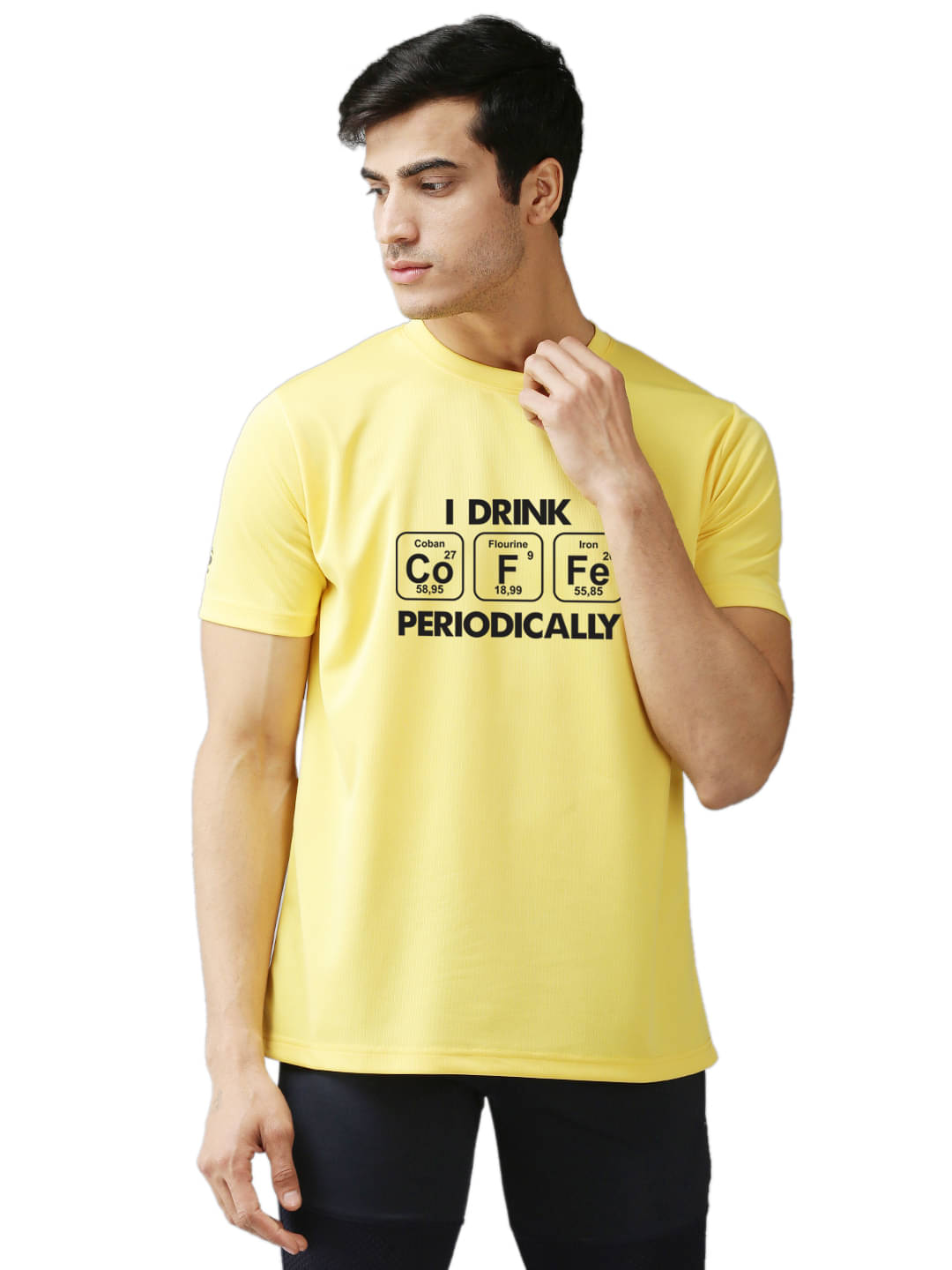 EPPE Pack of 1 Polyester Regular Fit Men's T-Shirt ( Yellow ) EPPE Pack of 1 Polyester Regular Fit Men's T-Shirt ( Yellow )