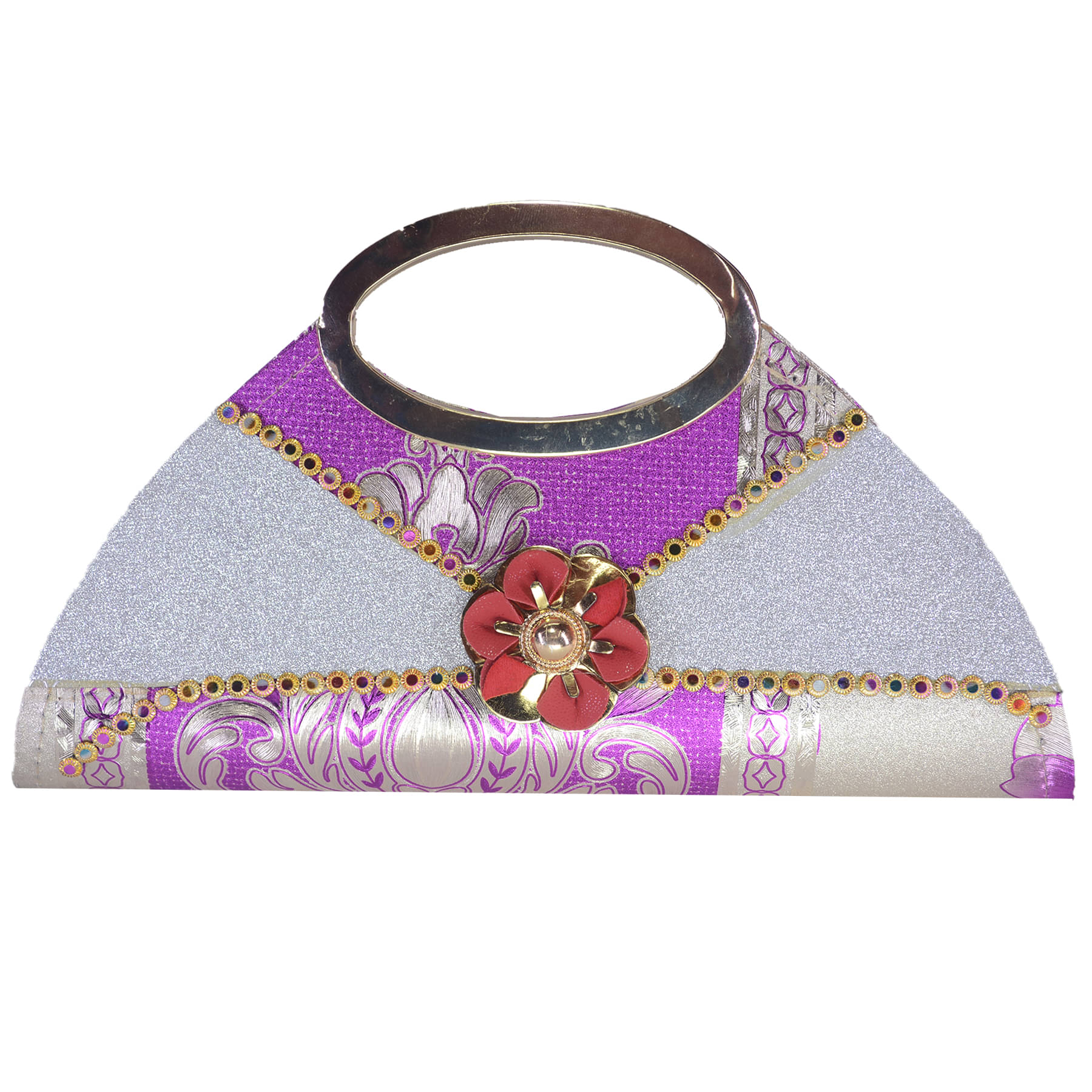     			JMALL - Multicolor Faux Leather Handheld