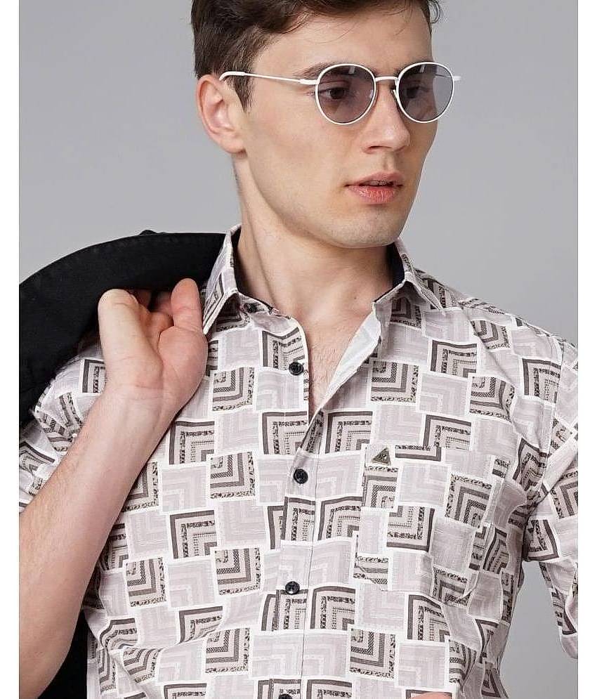 K-LARA - Multicolor 100% Cotton Slim Fit Men's Casual Shirt ( Pack of 1 )