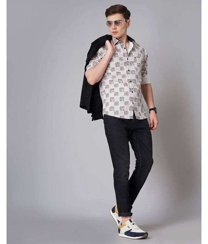 K-LARA - Multicolor 100% Cotton Slim Fit Men's Casual Shirt ( Pack of 1 )