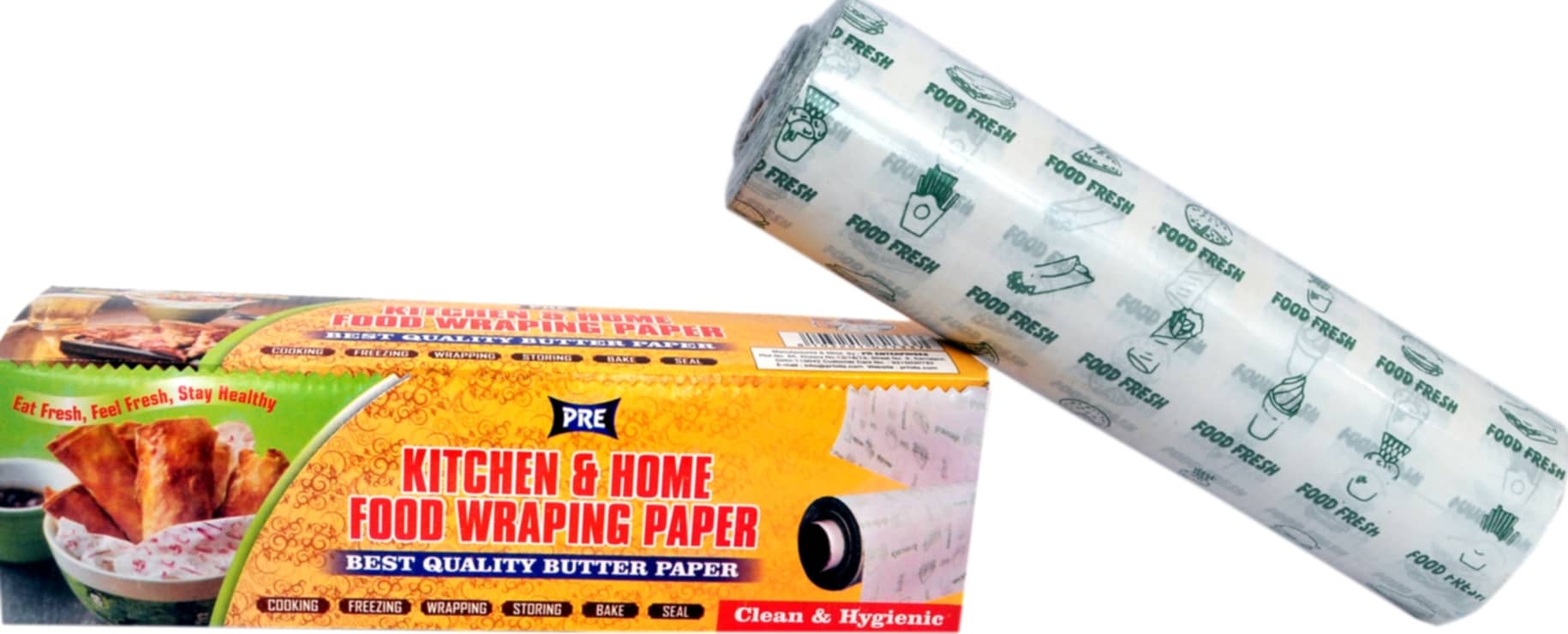 KITCHEN & HOME FOILS - White Paper Food Wrapping Paper