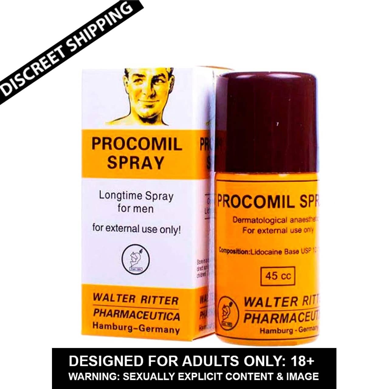 Kamahouse Procomil Spray Keep Long Time Spray Extenal 15ML Men Delay Spray