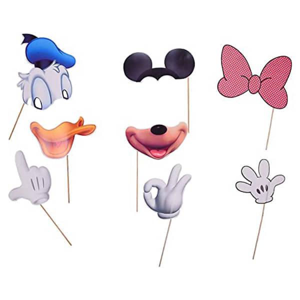 Mickey Mouse Theme Photo Props - 8 Pieces Mickey Mouse Theme Photo Props - 8 Pieces