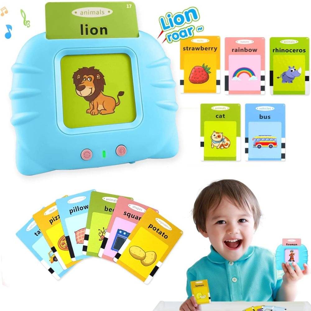    			Talking Toy Flash Card for Kids 112card Early Language 224 Words Education Learning Device