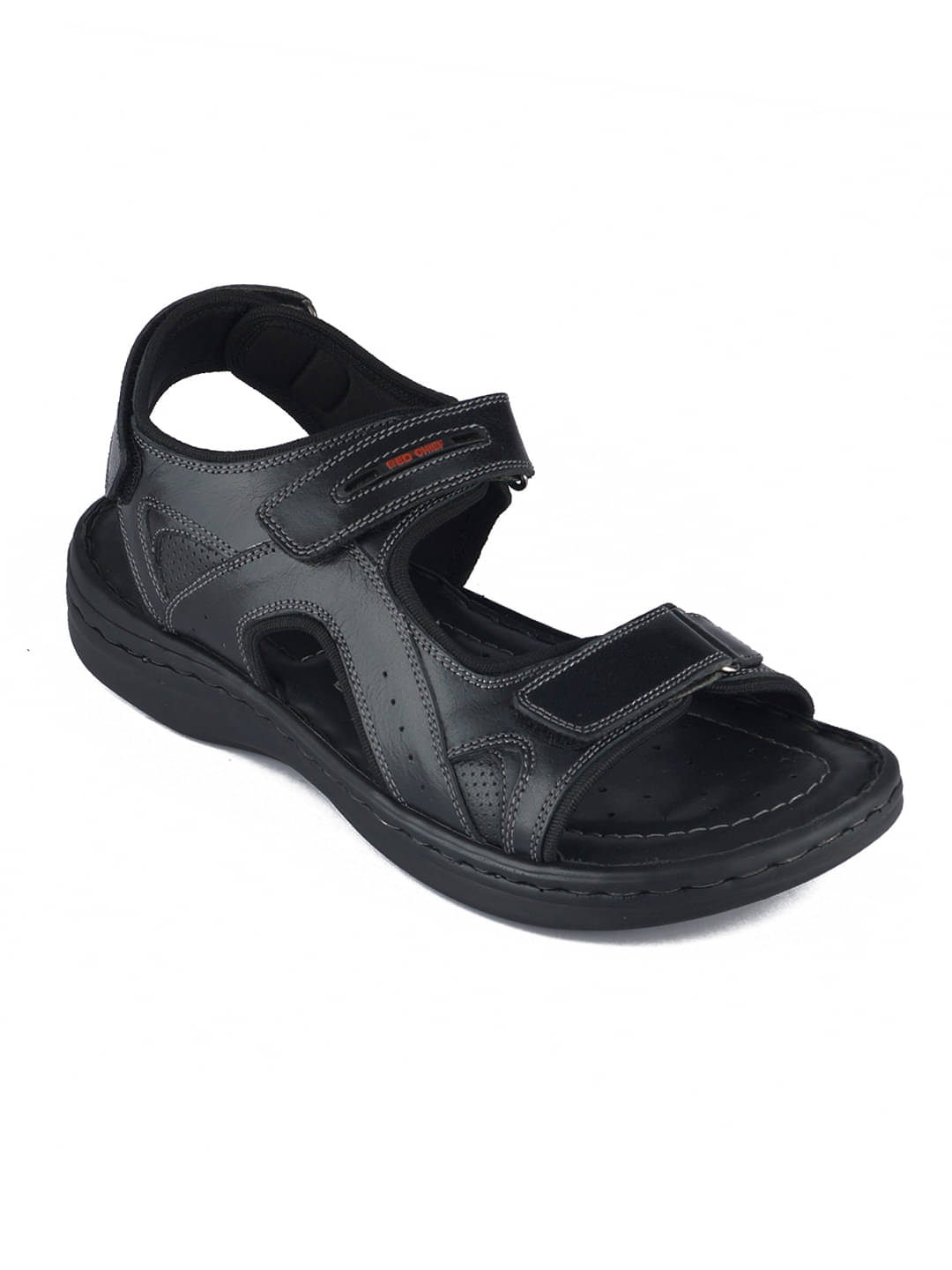 Red Chief - Black Men's Floater Sandals Red Chief - Black Men's Floater Sandals