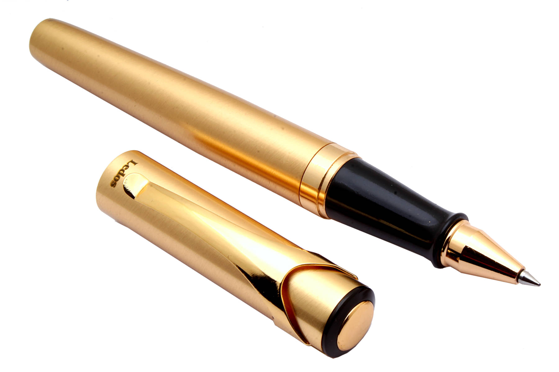     			Srpc 166 Seltos Full Satin Gold Metal Body Roller Ball Pen Blue Refill