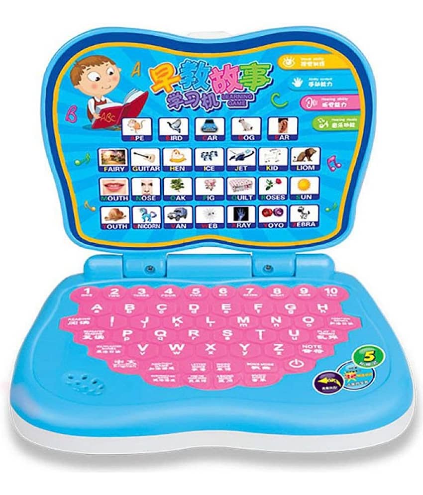 Villy Computer/Baby Laptop Toy Educational Abc And 123 Learning/Activity Fun Games With Words, Sounds & Music , Assorted - Toys and Games | Buy online on ZillyBuy