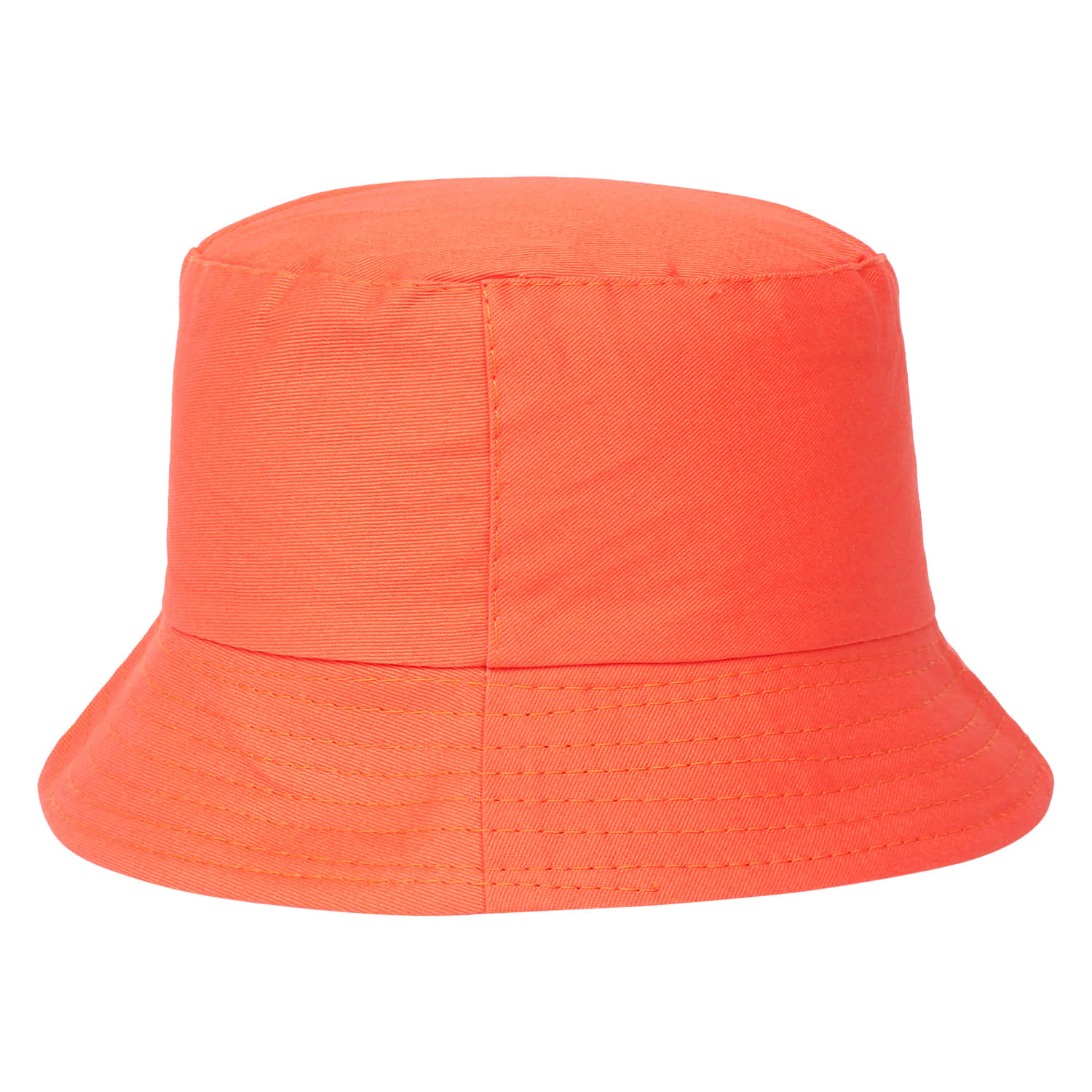 Zacharias Girl's Cotton Solid Fishermen Bucket Hat Orange (Pack of 1) (8-14 Years)