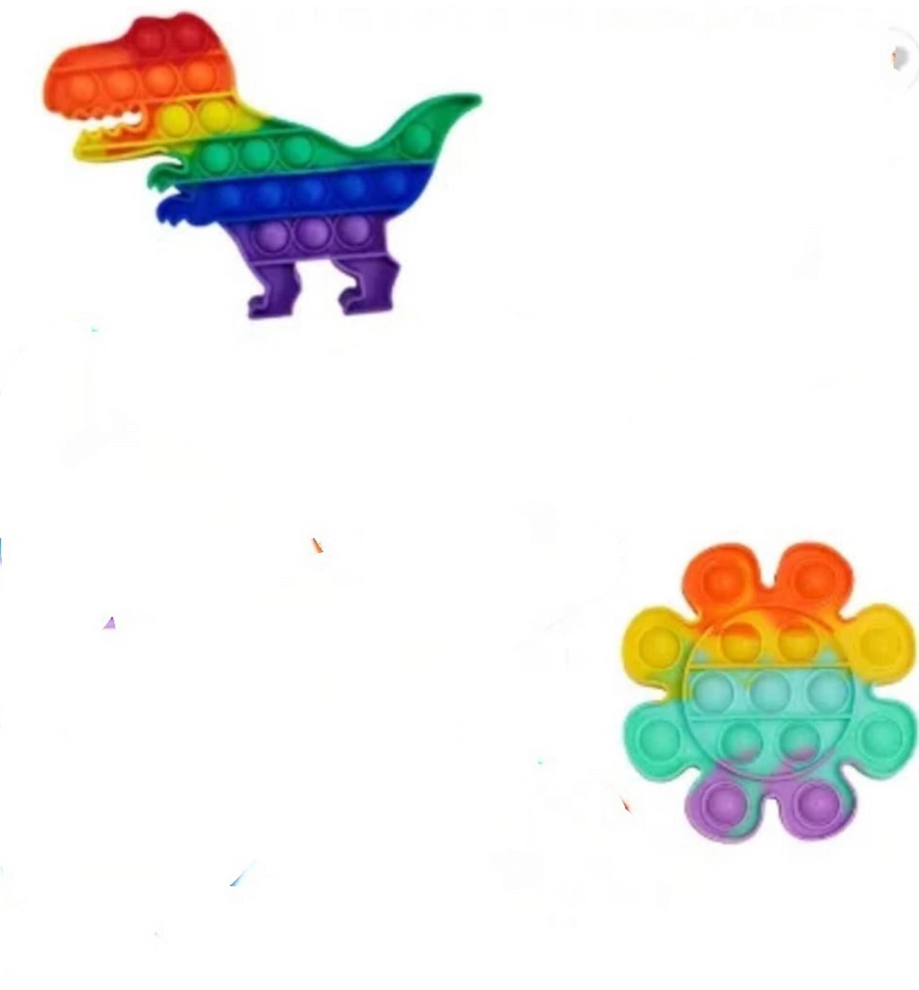     			1982 BB  YESKART-Pop It Fidget Toys, Push Pop Bubble Fidget Sensory Toy ,Autism Special Needs Silicone Stress Relief Toy, Great Fidget Toy Sensory Toys Novelty Gifts (DINOSUR & SPIN IMAGE) PACK OF 2