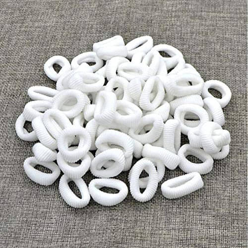 60 Pcs - Elastic White Rubber Bands 60 Pcs - Elastic White Rubber Bands