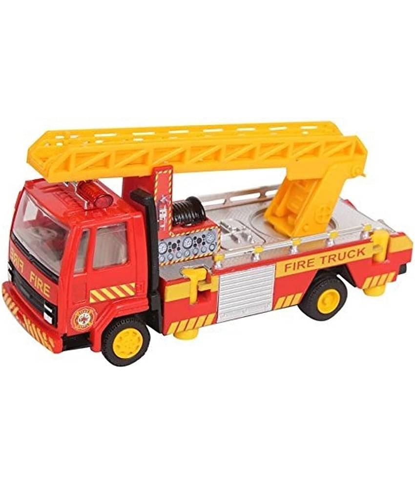 Centy Toys Fire Ladder Truck, Yellow