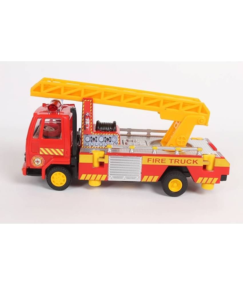 Centy Toys Fire Ladder Truck, Yellow