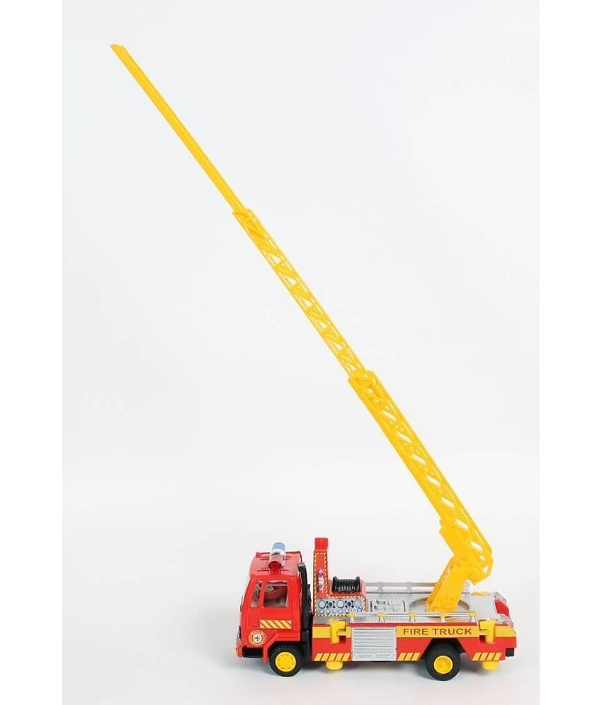 Centy Toys Fire Ladder Truck, Yellow
