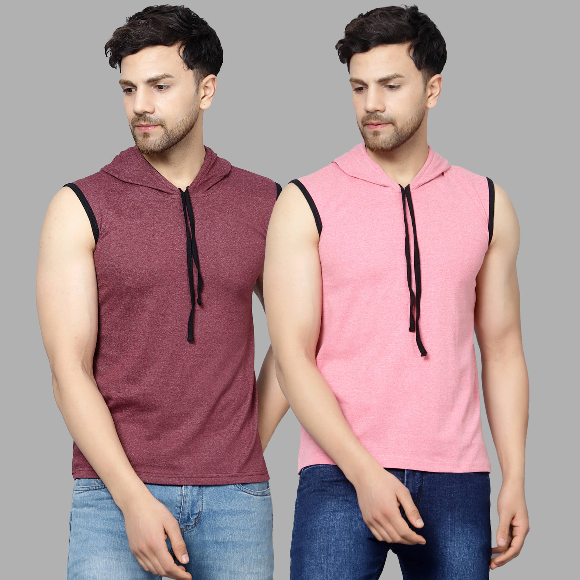     			Diaz Pack of 2 Cotton Blend Regular Fit Men's T-Shirt ( Multicolor )