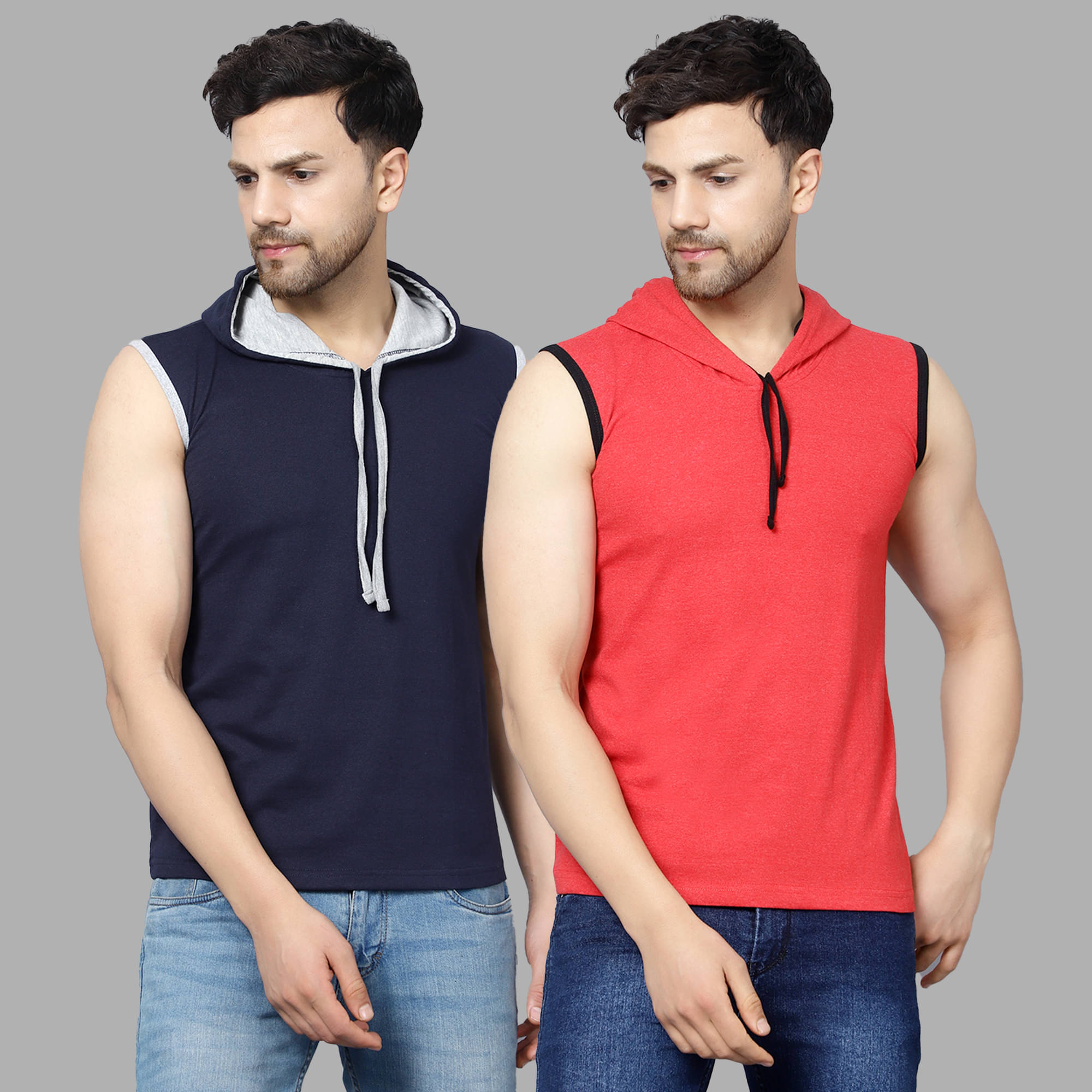     			Diaz Pack of 2 Cotton Blend Regular Fit Men's T-Shirt ( Multicolor )