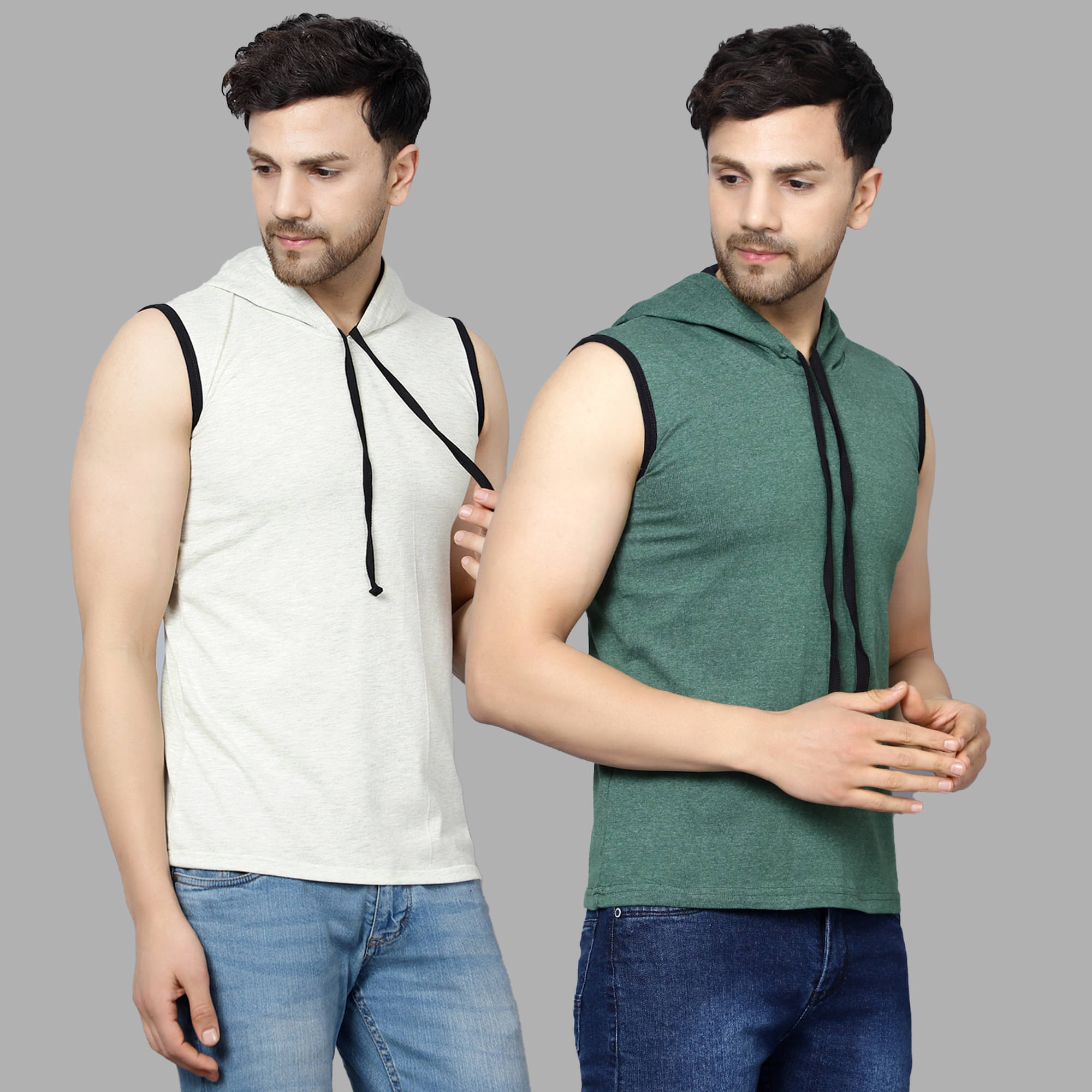 Diaz Pack of 2 Cotton Blend Regular Fit Men's T-Shirt ( Multicolor ) Diaz Pack of 2 Cotton Blend Regular Fit Men's T-Shirt ( Multicolor )