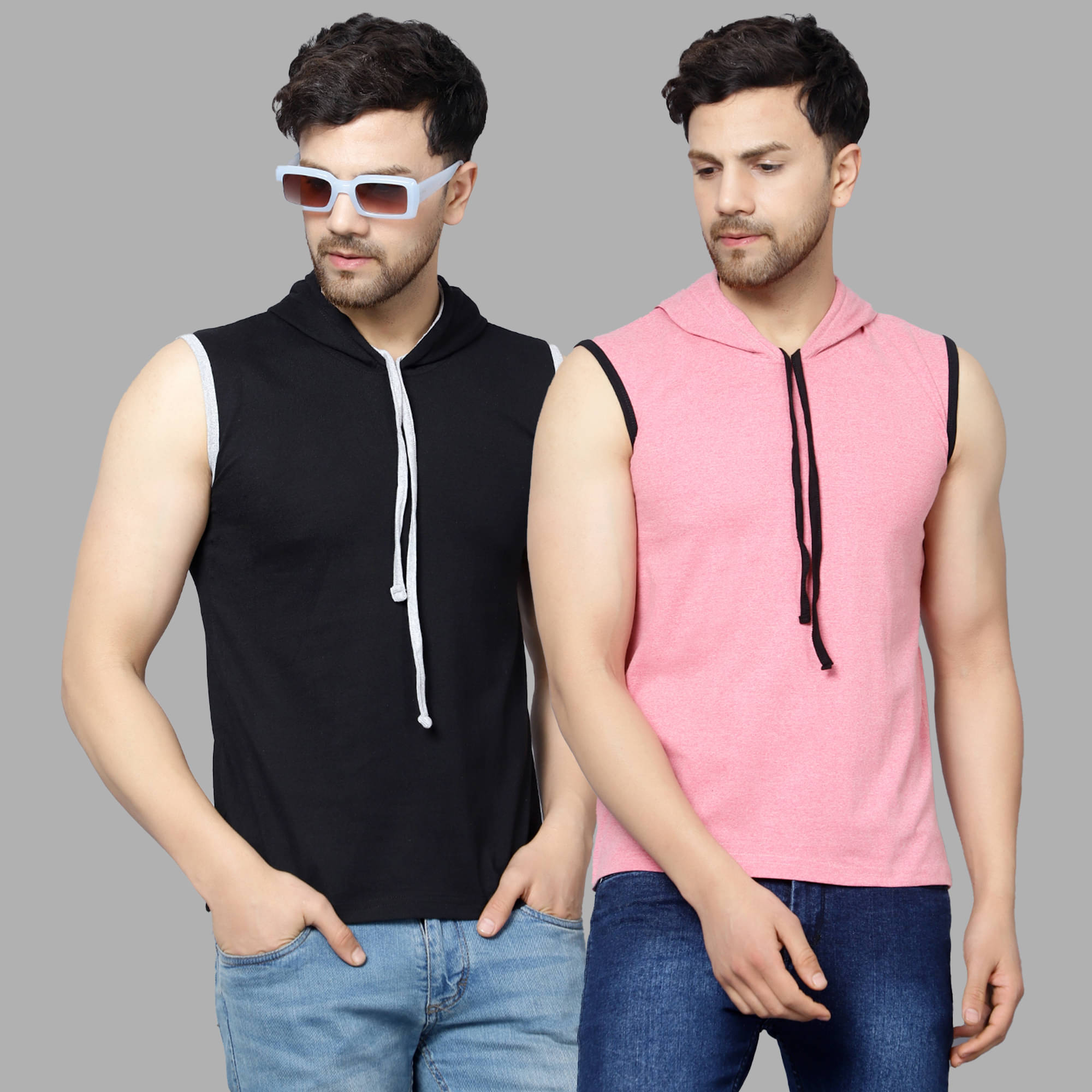 Diaz Pack of 2 Cotton Blend Regular Fit Men's T-Shirt ( Multicolor ) Diaz Pack of 2 Cotton Blend Regular Fit Men's T-Shirt ( Multicolor )