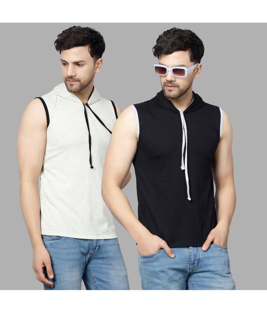 Diaz Pack of 2 Cotton Blend Regular Fit Men's T-Shirt ( Multicolor ) Diaz Pack of 2 Cotton Blend Regular Fit Men's T-Shirt ( Multicolor )