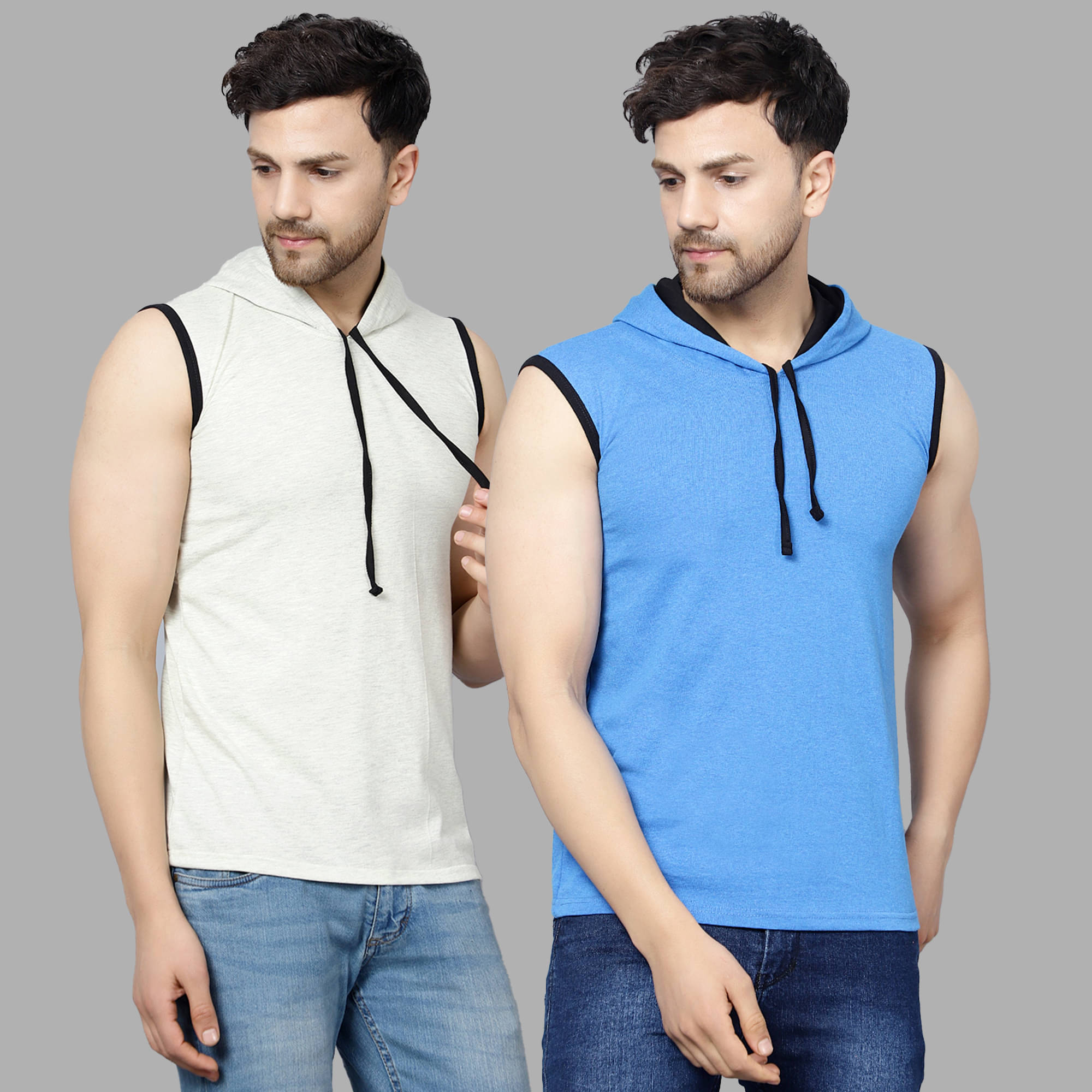     			Diaz Pack of 2 Cotton Blend Regular Fit Men's T-Shirt ( Multicolor )