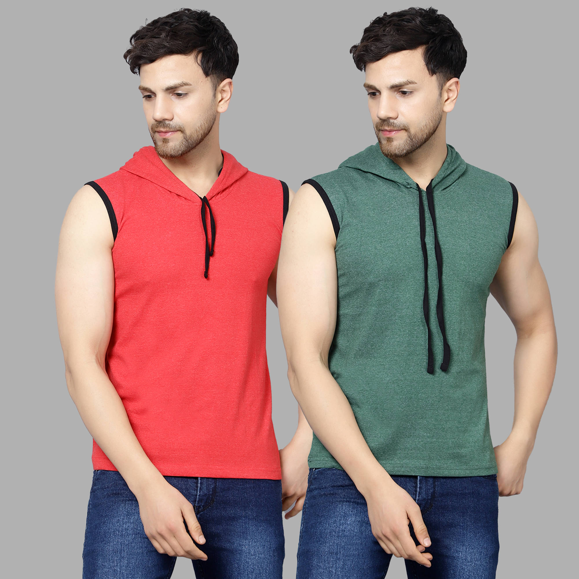 Diaz Pack of 2 Cotton Blend Regular Fit Men's T-Shirt ( Multicolor ) Diaz Pack of 2 Cotton Blend Regular Fit Men's T-Shirt ( Multicolor )