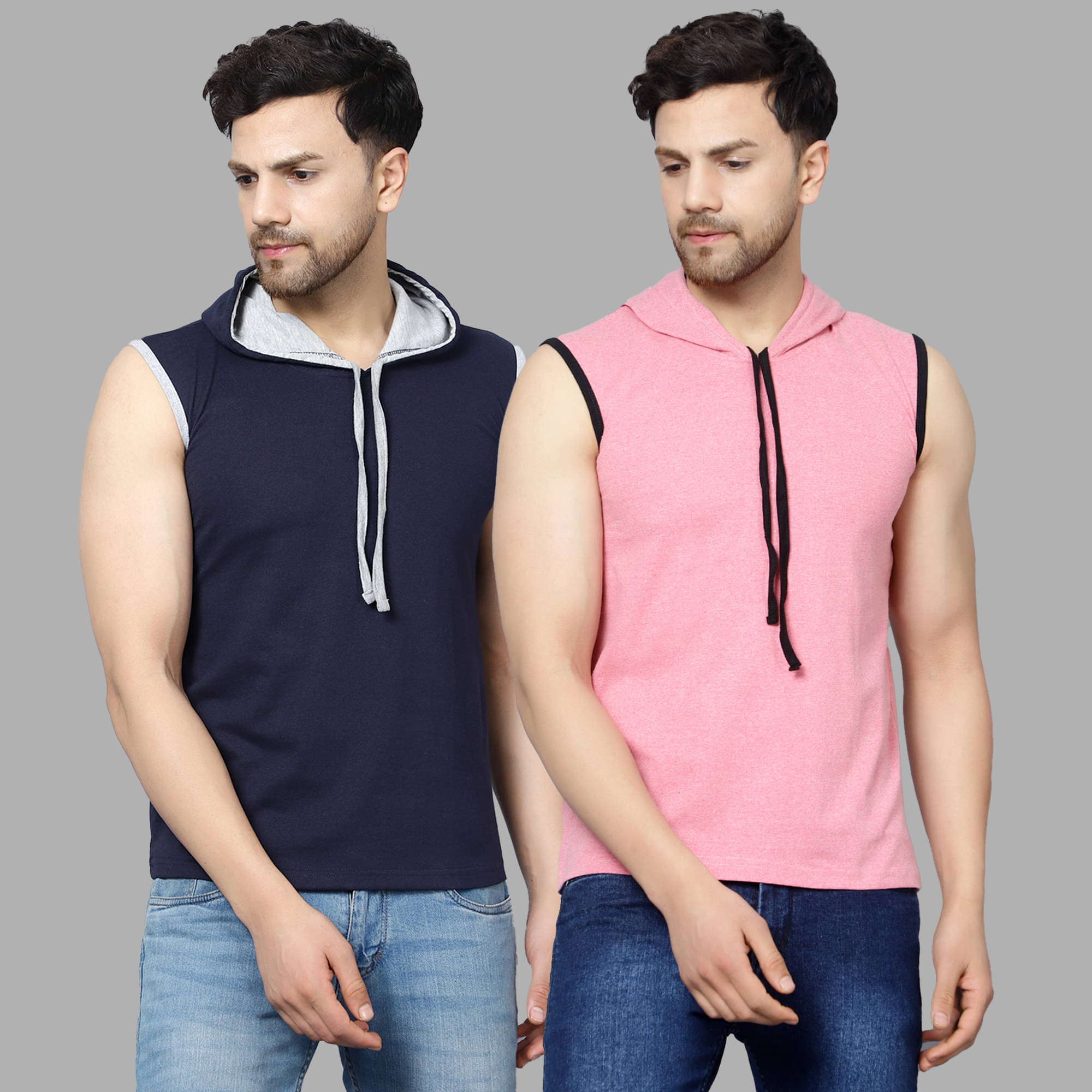 Diaz Pack of 2 Cotton Blend Regular Fit Men's T-Shirt ( Multicolor ) Diaz Pack of 2 Cotton Blend Regular Fit Men's T-Shirt ( Multicolor )