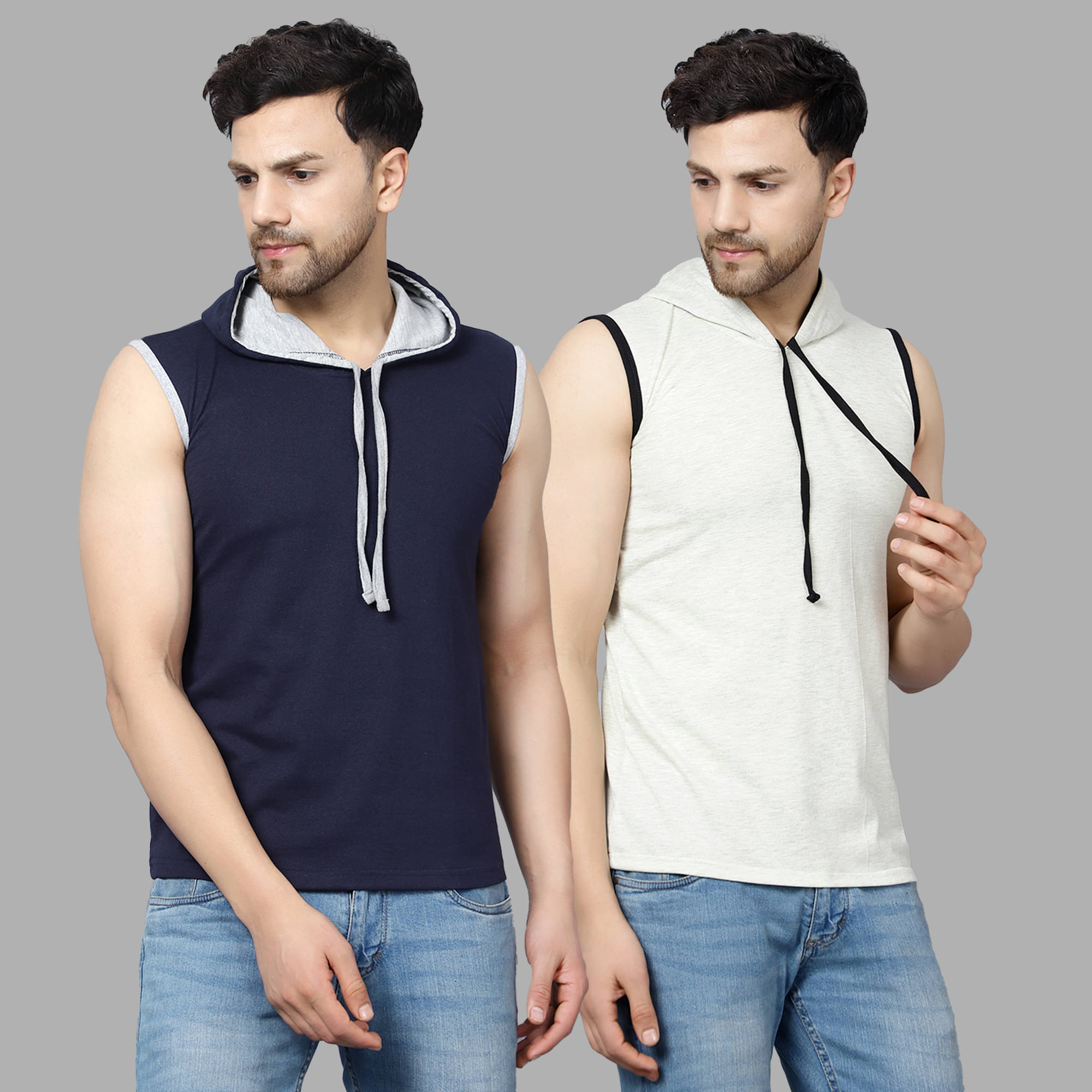 Diaz Pack of 2 Cotton Blend Regular Fit Men's T-Shirt ( Multicolor ) Diaz Pack of 2 Cotton Blend Regular Fit Men's T-Shirt ( Multicolor )
