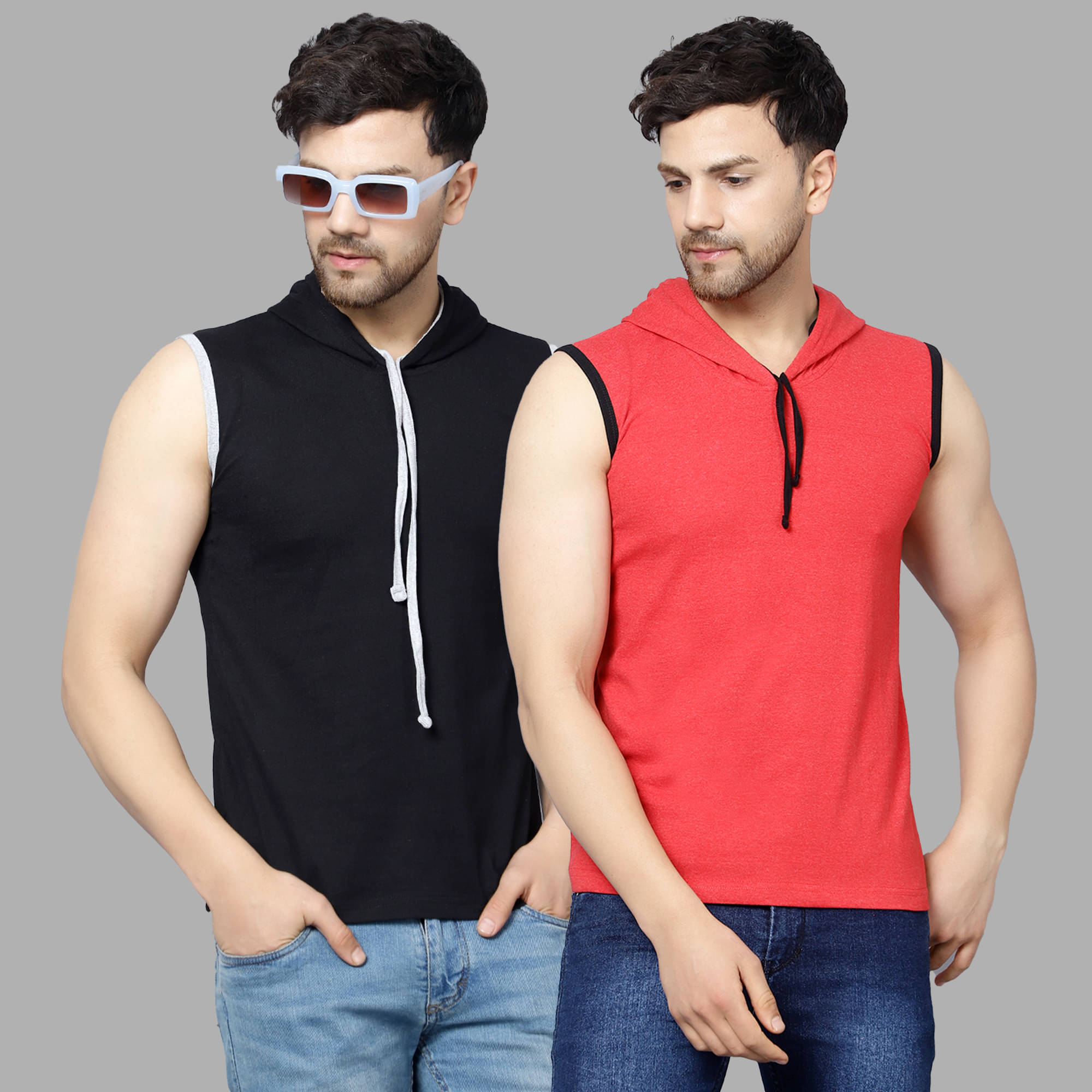     			Diaz Pack of 2 Cotton Blend Regular Fit Men's T-Shirt ( Multicolor )