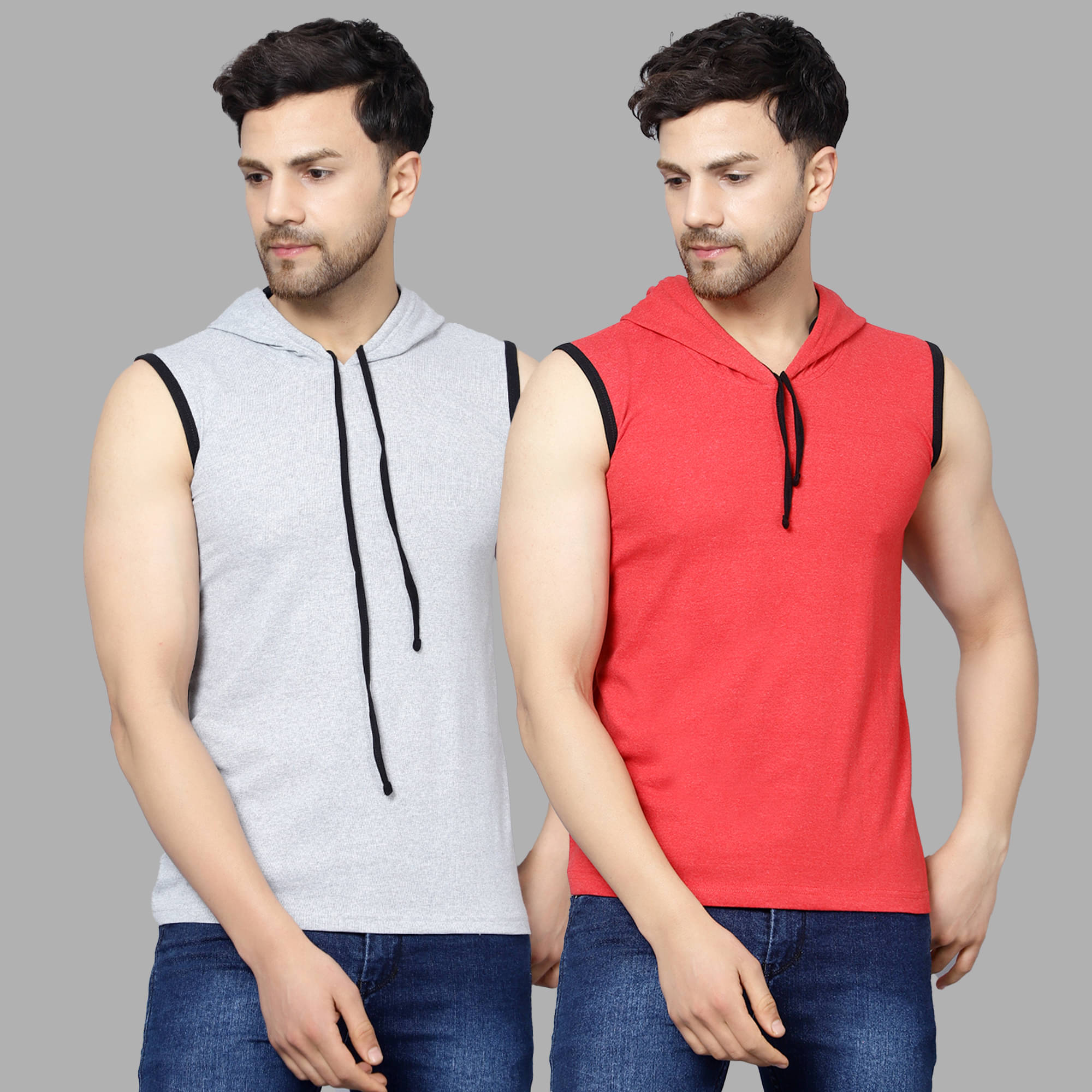 Diaz Pack of 2 Cotton Blend Regular Fit Men's T-Shirt ( Multicolor ) Diaz Pack of 2 Cotton Blend Regular Fit Men's T-Shirt ( Multicolor )
