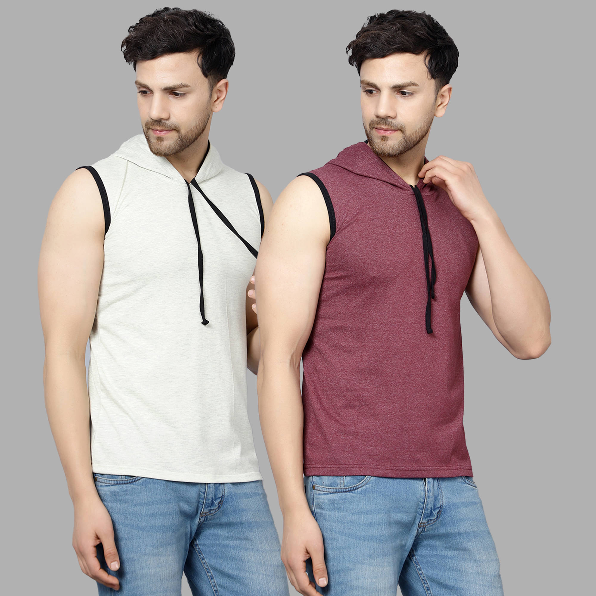 Diaz Pack of 2 Cotton Blend Regular Fit Men's T-Shirt ( Multicolor ) Diaz Pack of 2 Cotton Blend Regular Fit Men's T-Shirt ( Multicolor )