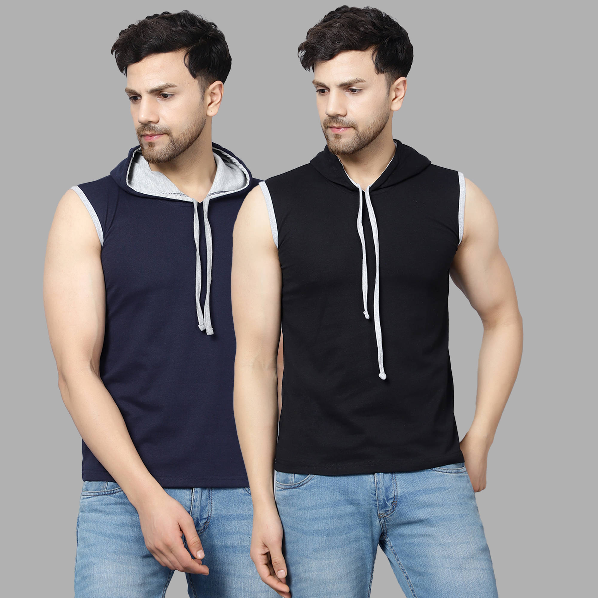 Diaz Pack of 2 Cotton Blend Regular Fit Men's T-Shirt ( Multicolor ) Diaz Pack of 2 Cotton Blend Regular Fit Men's T-Shirt ( Multicolor )