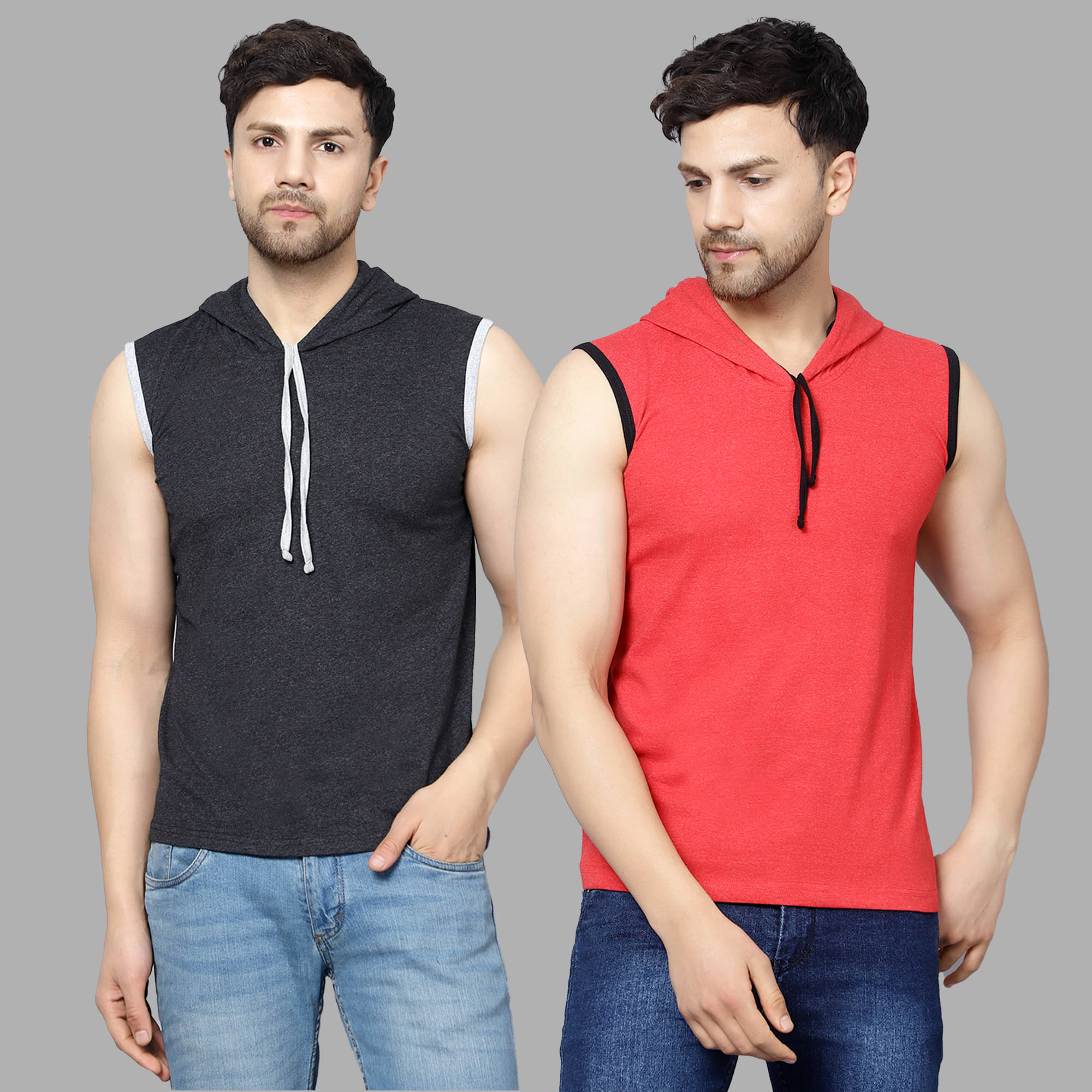 Diaz Pack of 2 Cotton Blend Regular Fit Men's T-Shirt ( Multicolor ) Diaz Pack of 2 Cotton Blend Regular Fit Men's T-Shirt ( Multicolor )