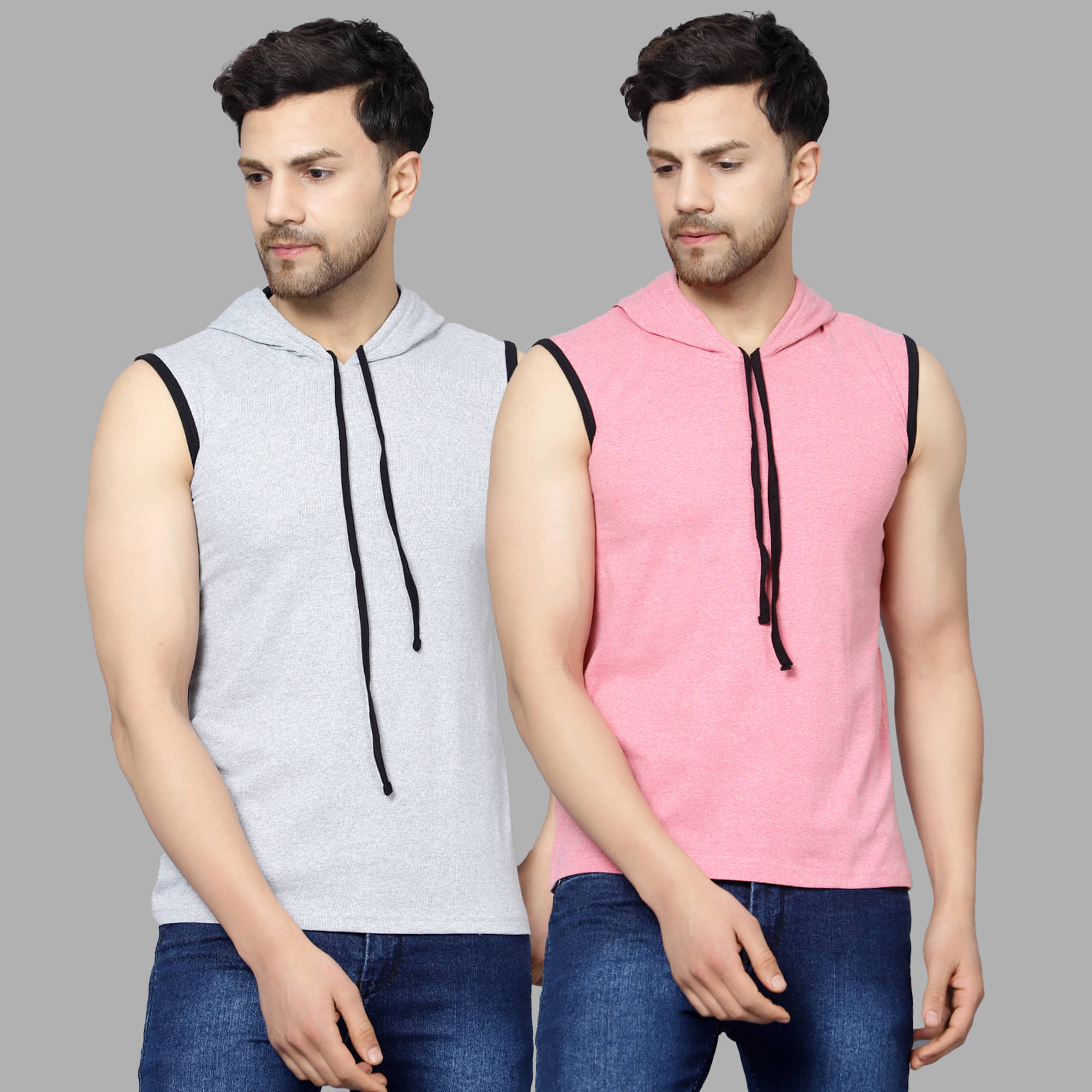 Diaz Pack of 2 Cotton Blend Regular Fit Men's T-Shirt ( Multicolor ) Diaz Pack of 2 Cotton Blend Regular Fit Men's T-Shirt ( Multicolor )