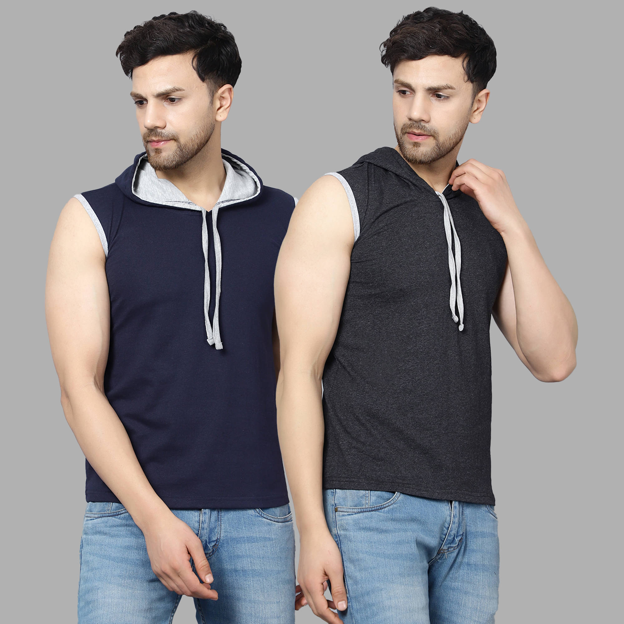 Diaz Pack of 2 Cotton Blend Regular Fit Men's T-Shirt ( Multicolor ) Diaz Pack of 2 Cotton Blend Regular Fit Men's T-Shirt ( Multicolor )