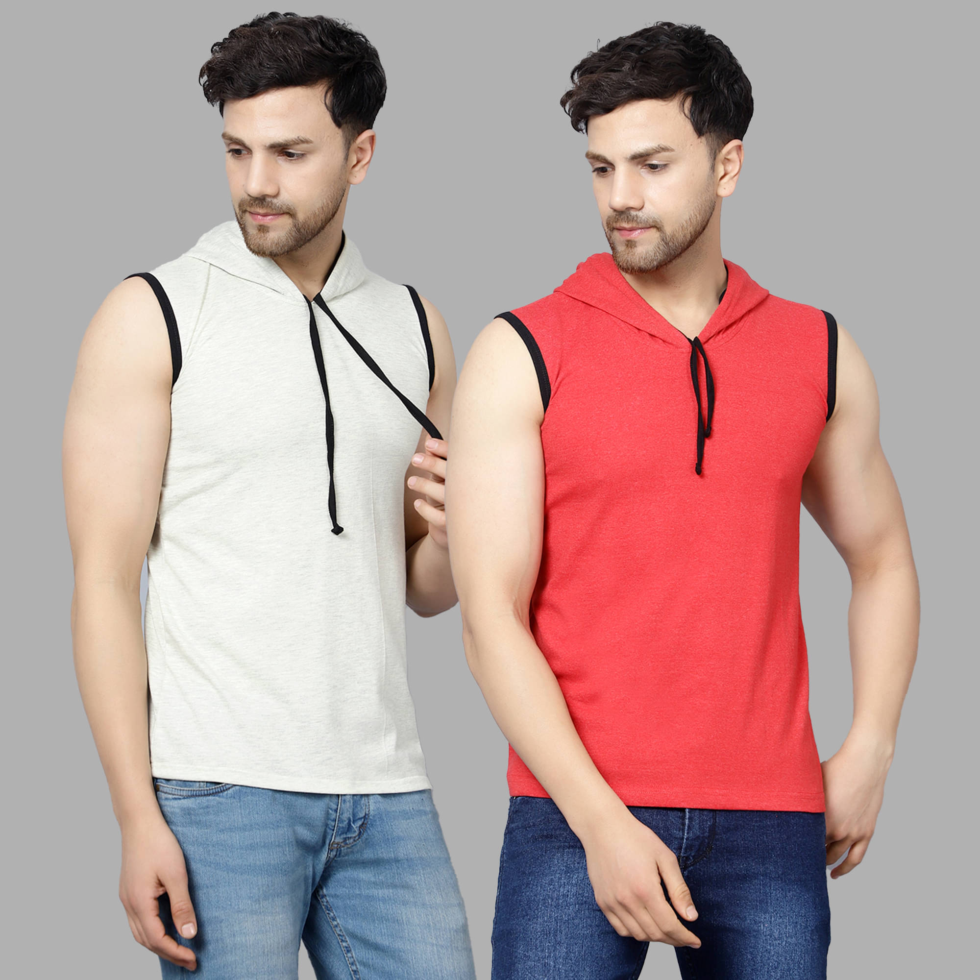 Diaz Pack of 2 Cotton Blend Regular Fit Men's T-Shirt ( Multicolor ) Diaz Pack of 2 Cotton Blend Regular Fit Men's T-Shirt ( Multicolor )