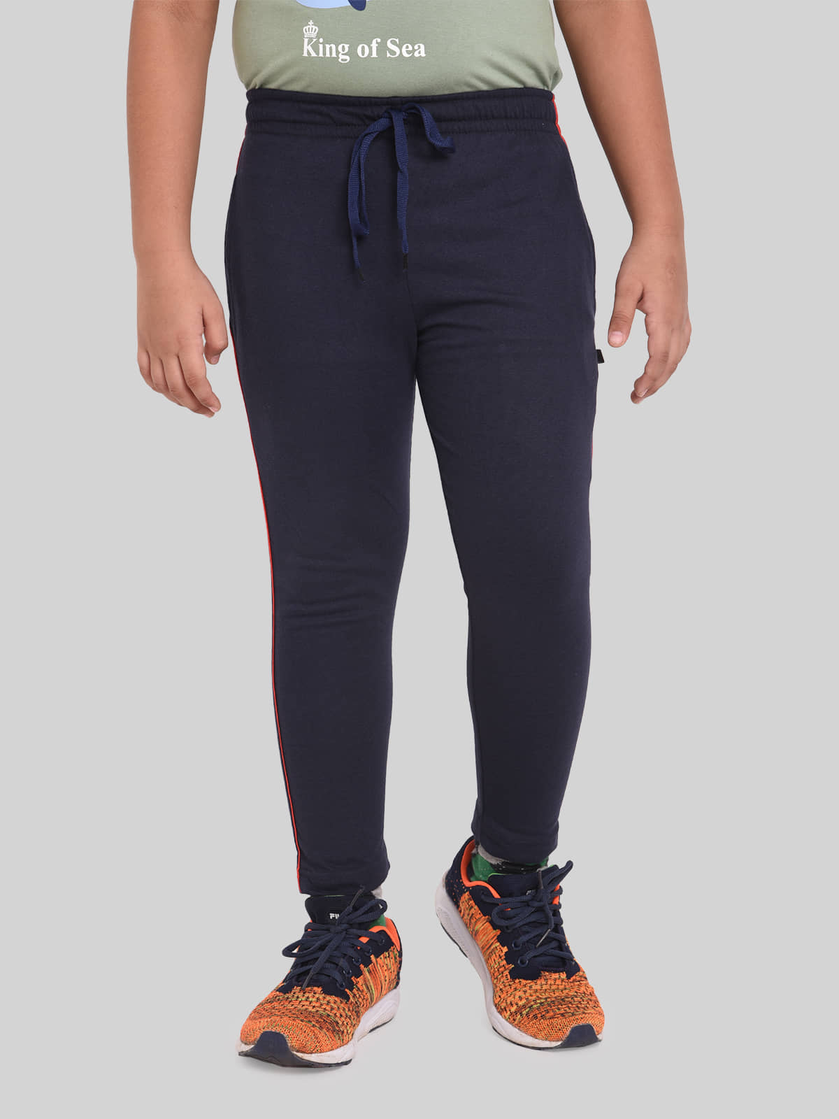 Neo Garments Pack of 1 Boys Cotton Trackpant ( Navy ) - Track Pants | Buy online on ZillyBuy