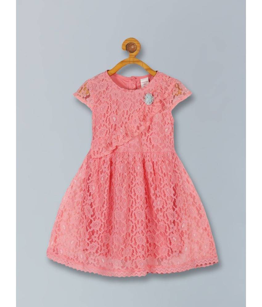     			PLUM TREE Polyester Frock For Girls ( Pack of 1 , Pink )