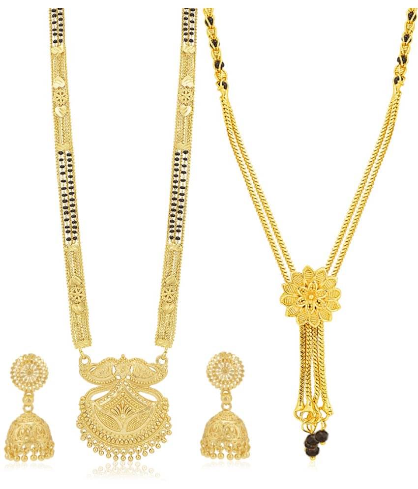 Sukkhi - Multi Color Mangalsutra Set ( Pack of 2 ) Sukkhi - Multi Color Mangalsutra Set ( Pack of 2 )
