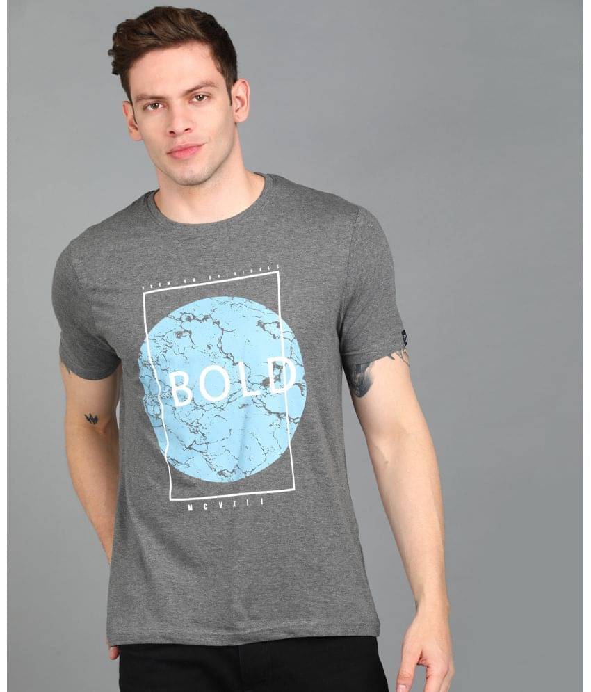     			Urbano Fashion Pack of 1 Cotton Slim Fit Men's T-Shirt ( Grey )