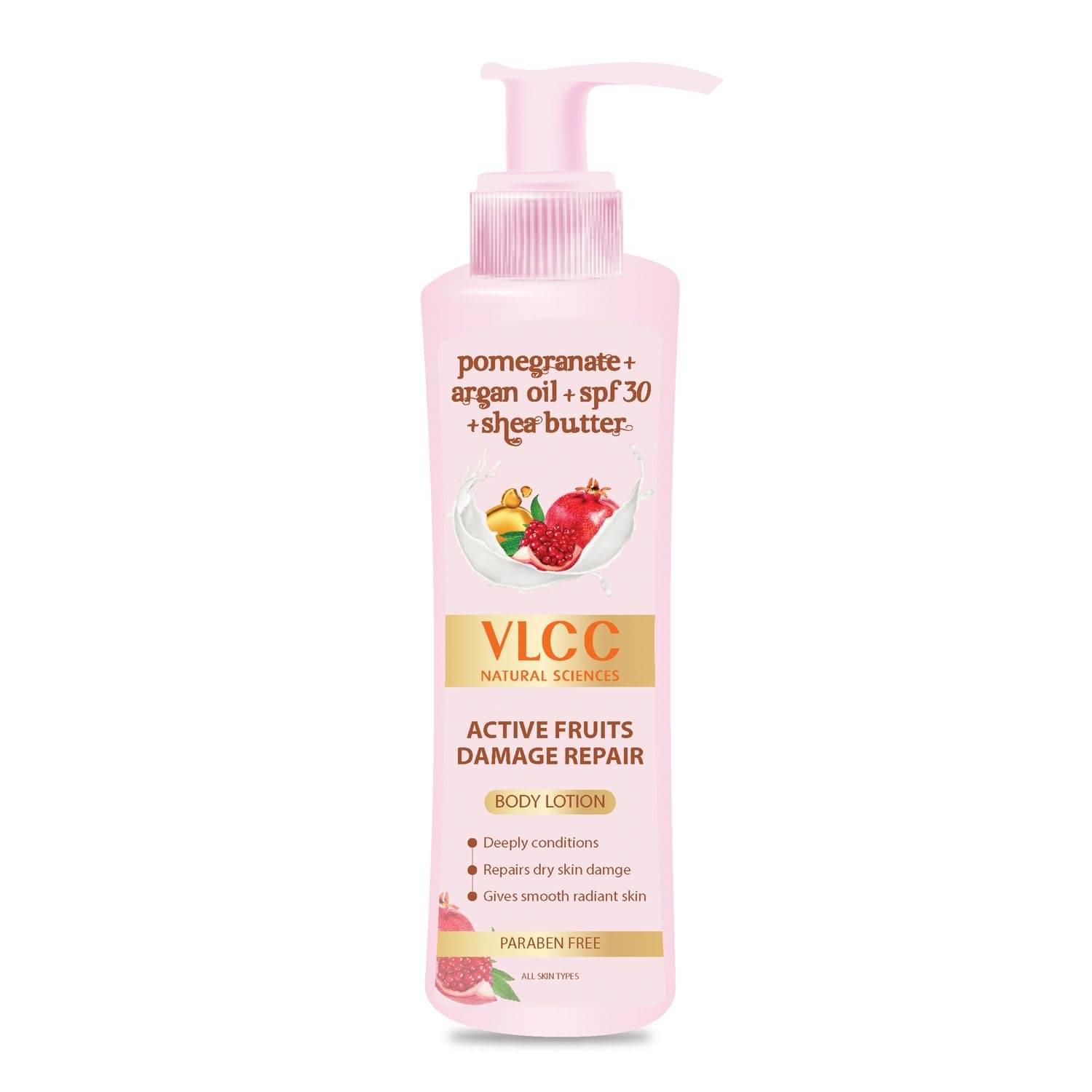     			VLCC Active Fruits Damage Repair Body Lotion SPF 30 PA+++ (400ml)