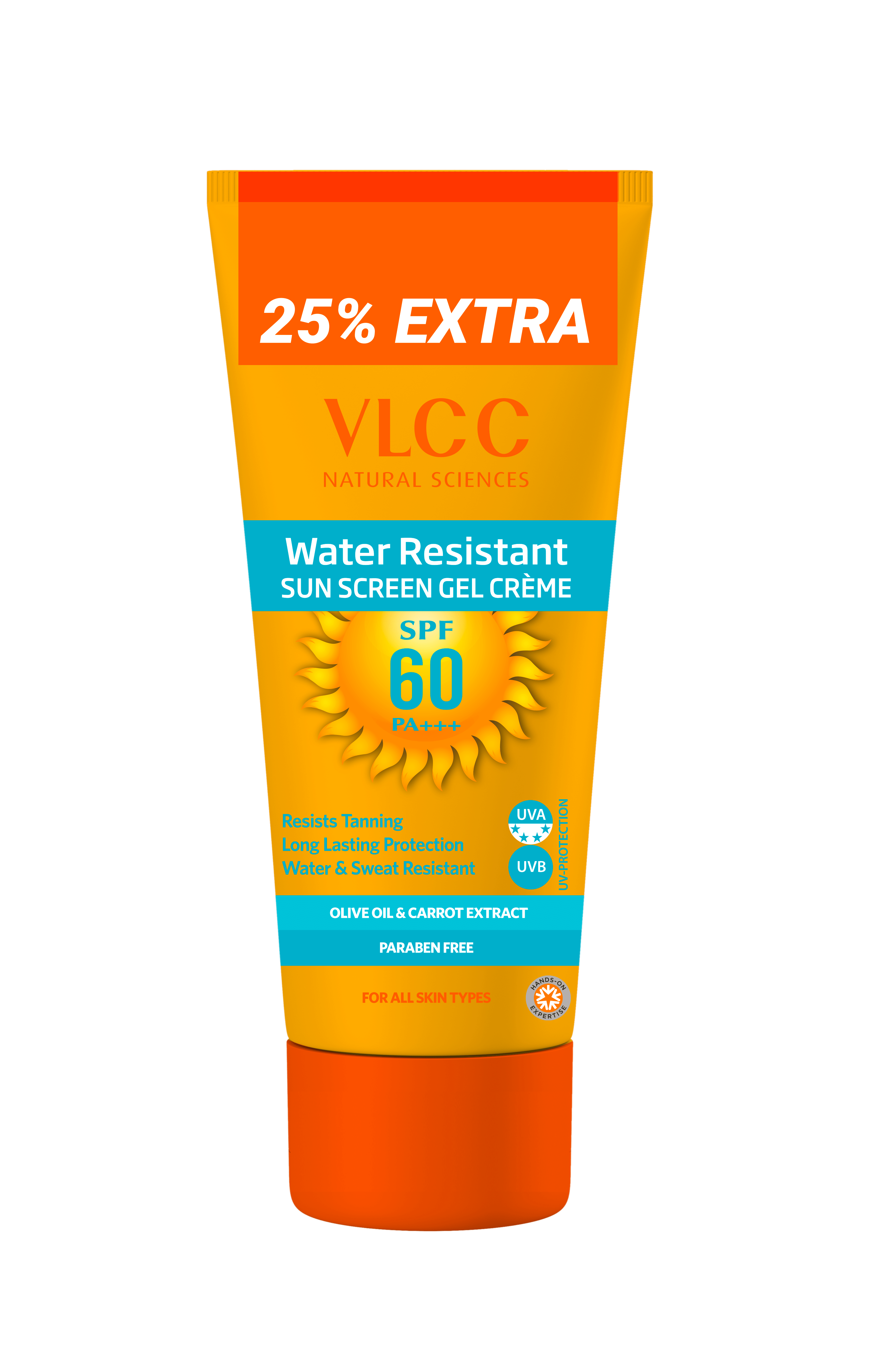 Vlcc Water Resistant Spf 60 Pa+++ Sunscreengel Cream 100G With 25G Extra     			Vlcc Water Resistant Spf 60 Pa+++ Sunscreengel Cream 100G With 25G Extra