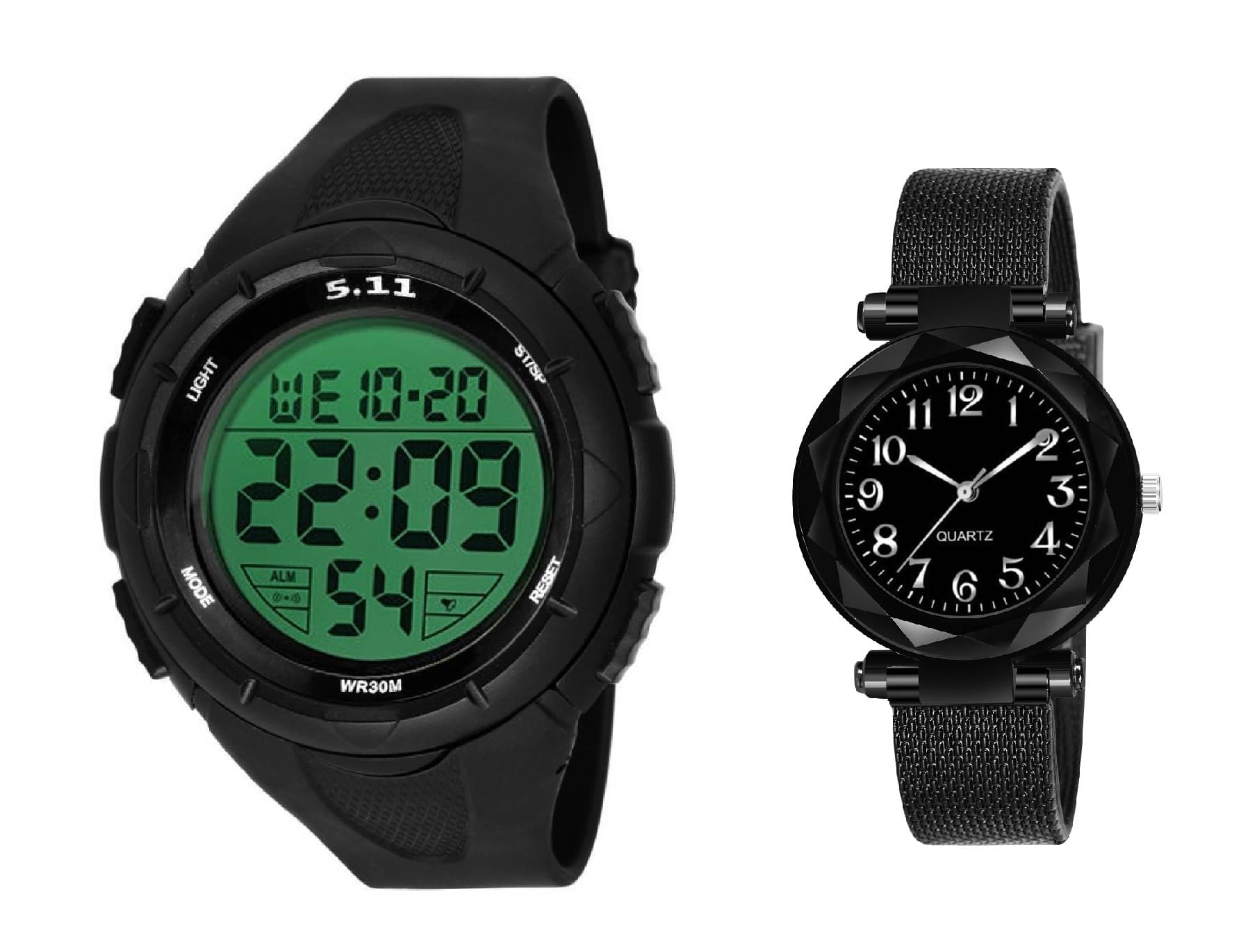     			Cosmic - Black Resin Analog Men's Watch
