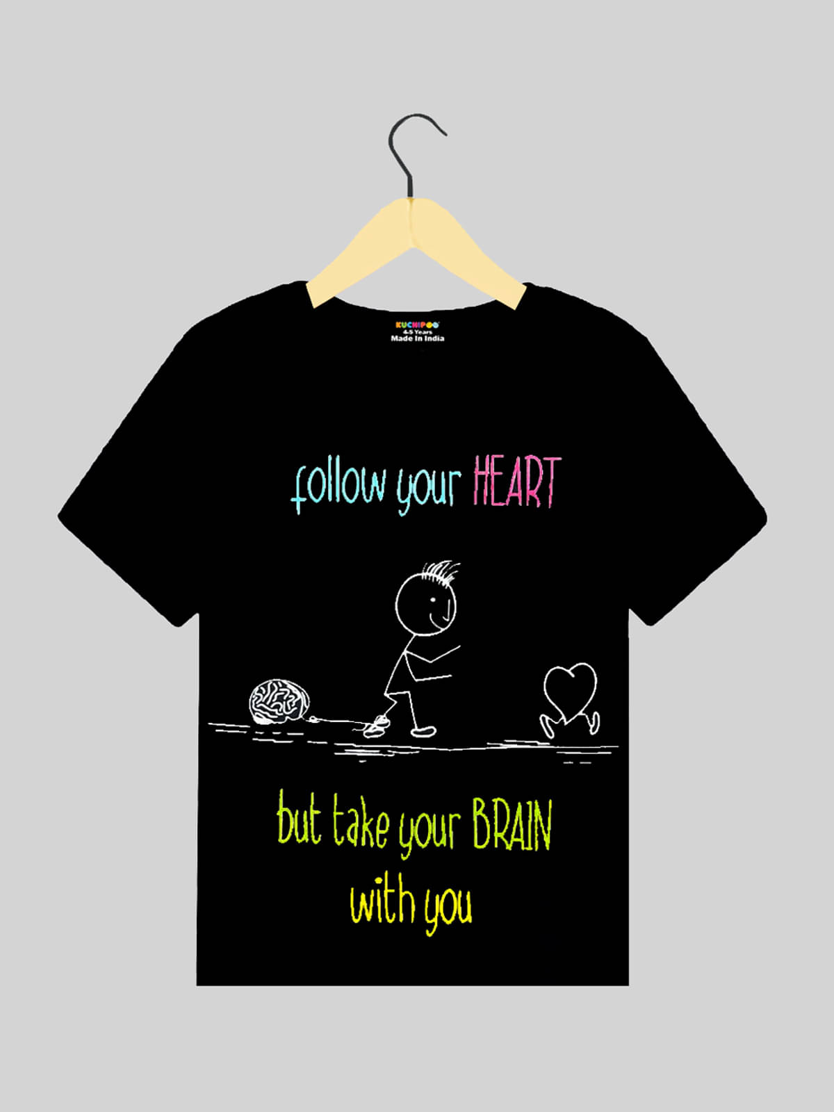     			Kuchipoo Pack of 1 Boys Cotton Blend Polo T-Shirt ( Multi Color )