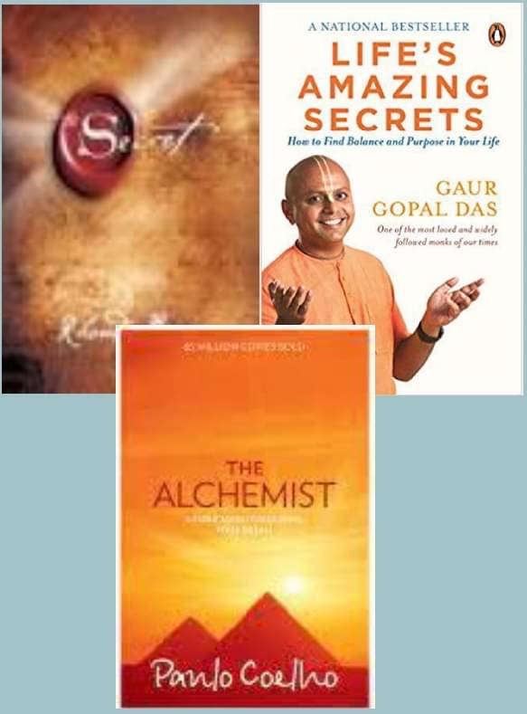     			The Secret + Life's Amazing Secrets + The Alchemist