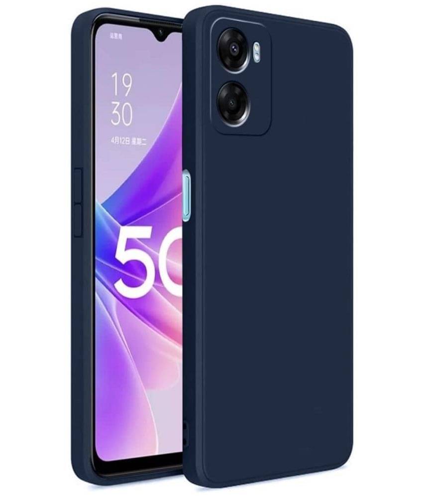 Case Vault Covers - Blue Silicon Plain Cases Compatible For Realme Narzo 50 5G ( Pack of 1 ) Case Vault Covers - Blue Silicon Plain Cases Compatible For Realme Narzo 50 5G ( Pack of 1 )